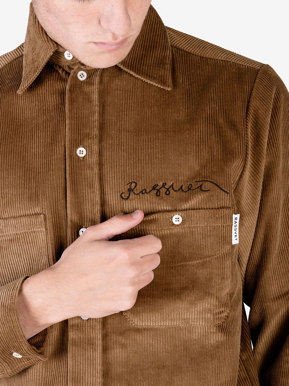 PACCBET o1mle0924 Long Sleeve Shirt in Brown Size US S / EU 44-46 / 1 - 6 Thumbnail
