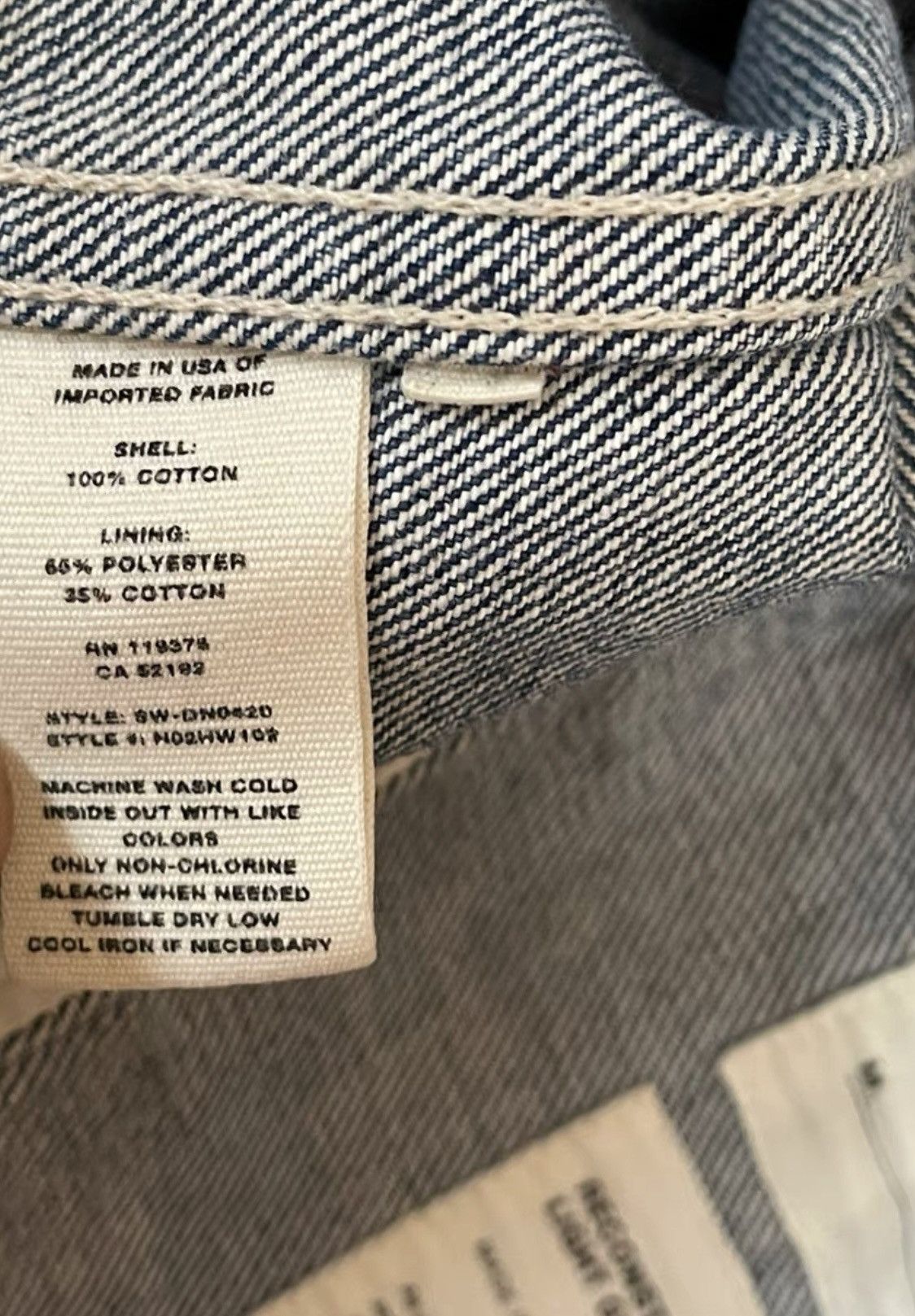 Helmut Lang Helmut Lang Destroyed Denim Jacket Size US XS / EU 42 / 0 - 7 Thumbnail