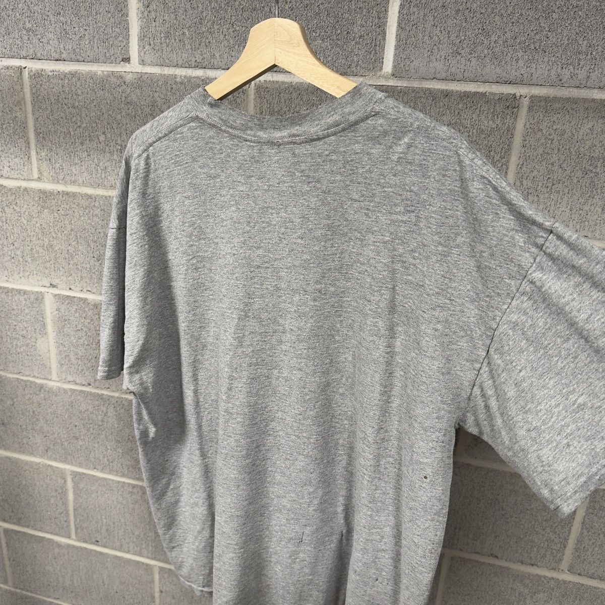 Vintage Thrashed Faded Distressed Grey Shirt ERD Grunge Chrome Size US XL / EU 56 / 4 - 8 Thumbnail