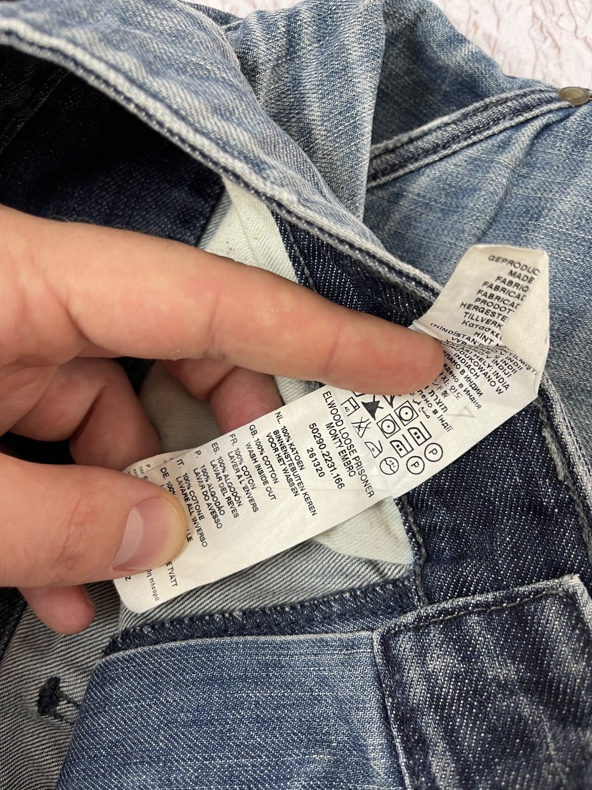 G-Star G-Star Raw vintage Elwood loose prisoner Monty embro jeans Size US 31 - 10 Thumbnail