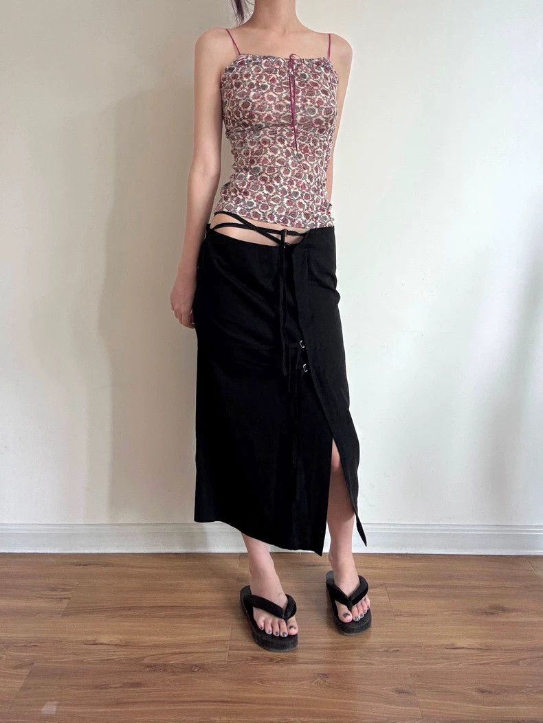 Y's Y's Strap Skirt Size 25" / US 0 / IT 36 - 1 Thumbnail