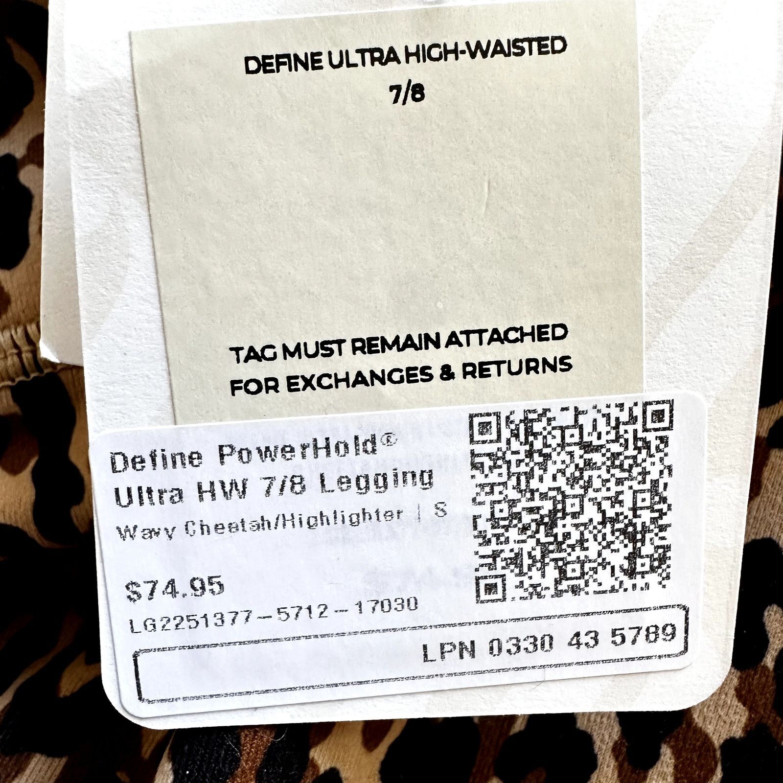 Fabletics Fabletics Define PowerHold Ultra HW Set 7/8 Legging Bra Size 28" / US 6 / IT 42 - 3 Thumbnail