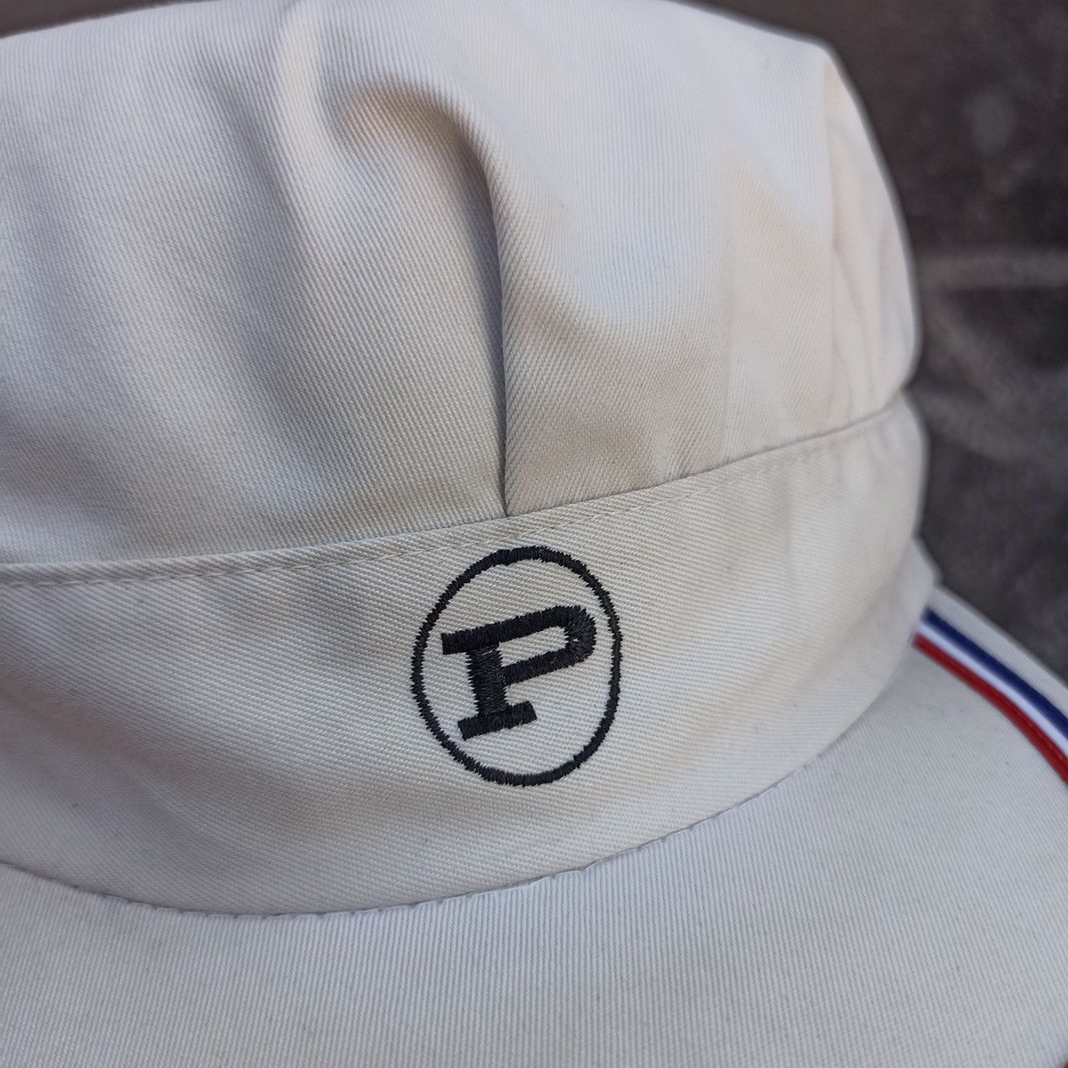 Japanese Brand Vintage Iniitial p conductor hat Size ONE SIZE - 8 Thumbnail