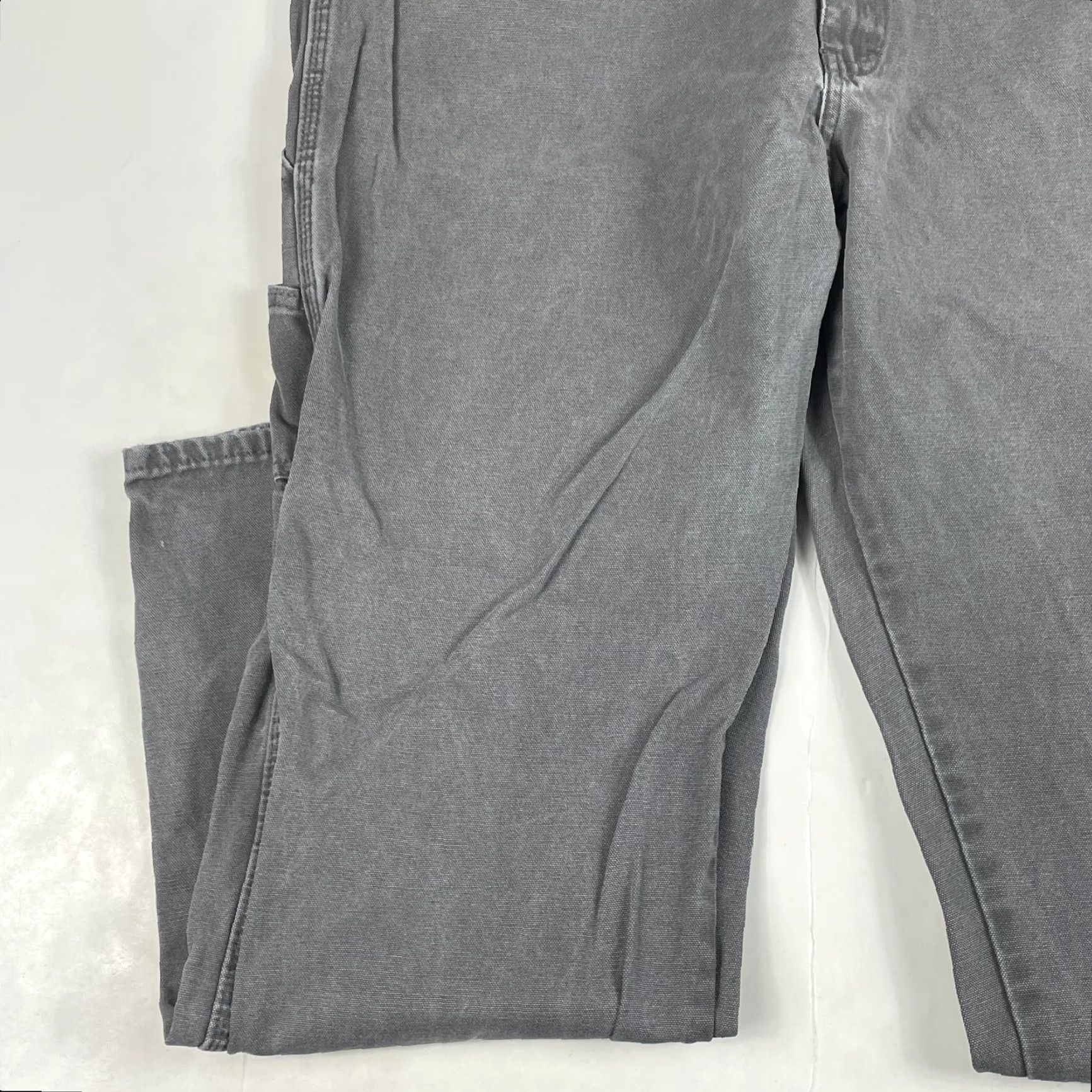 Dickies Dickies Pants Mens 42 x 32 Gray Canvas Carpenter Straight Leg Workwear Outdoors Mens Regular 42 in Gray Canvas Carpenter Straight Leg Dickies Pants Size US 42 / EU 58 - 5 Thumbnail
