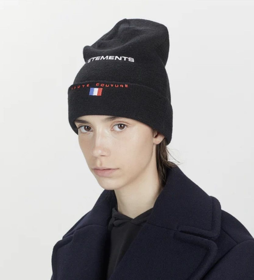 Reebok × Vetements Vetements black beanie Size ONE SIZE - 7 Thumbnail
