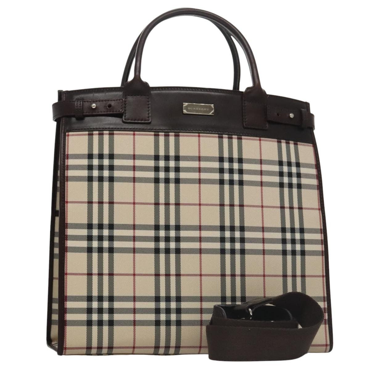Burberry Burberry Nova Check Boston Bag Canvas Beige | Grailed