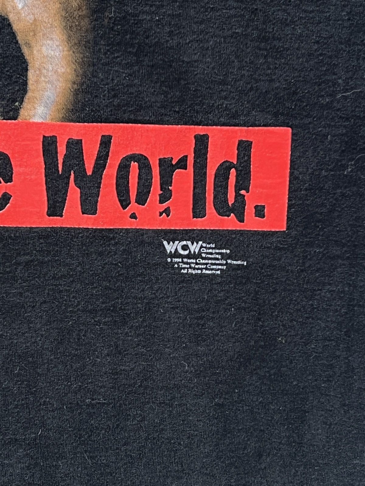 WCW/nWo Vintage 1998 Hulk Hogan Hollywood Rules the World NWO Tee XL Size US XL / EU 56 / 4 - 5 Thumbnail