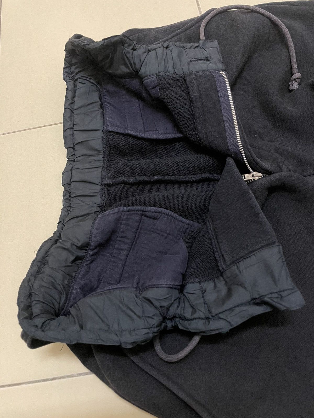 Sacai Japanese Brand Sacai Zipper Jogger Sweatpants Size US 31 - 8 Thumbnail
