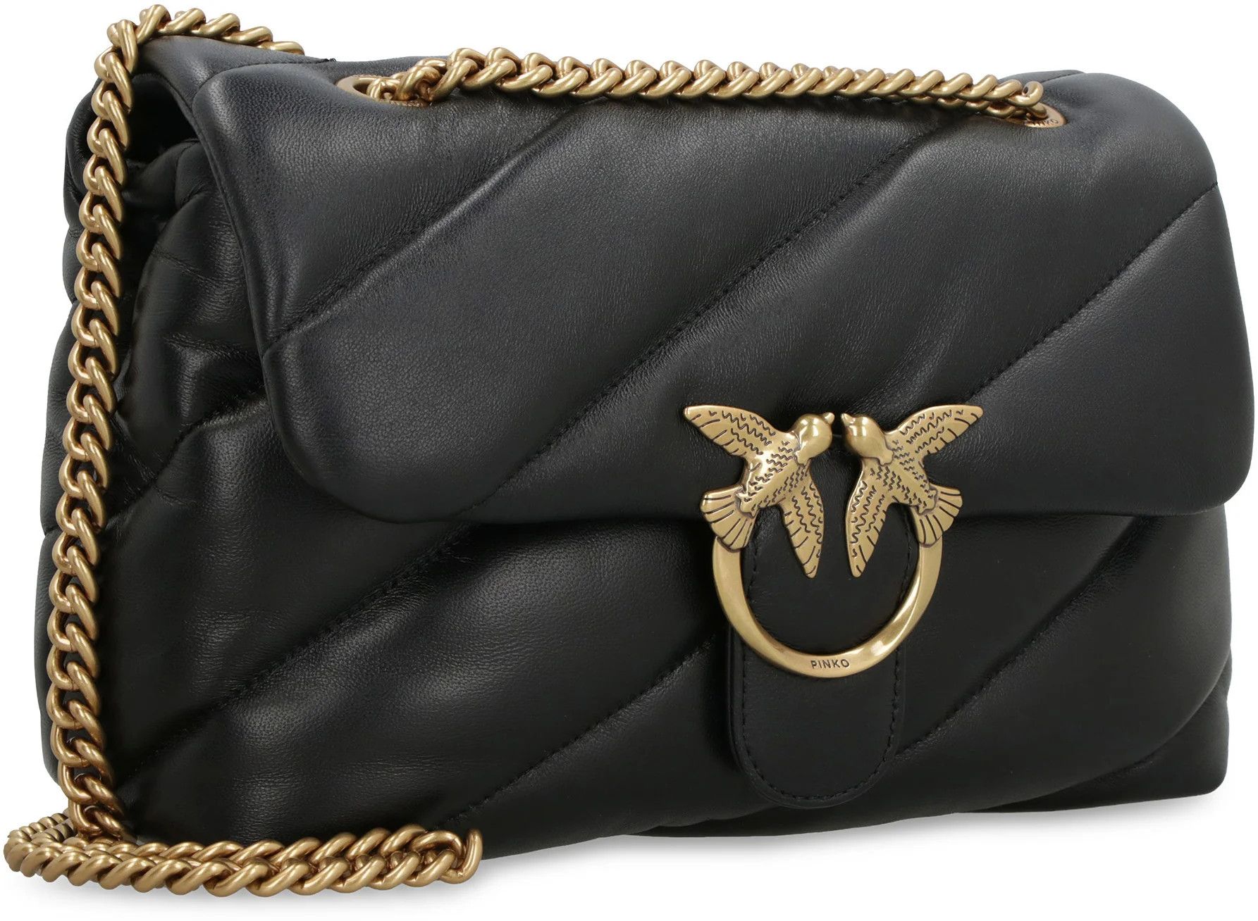Pinko o1s22i1n0824 Size: OS / Mini Puff Maxi Quilt Bag in Black Size ONE SIZE - 2 Thumbnail