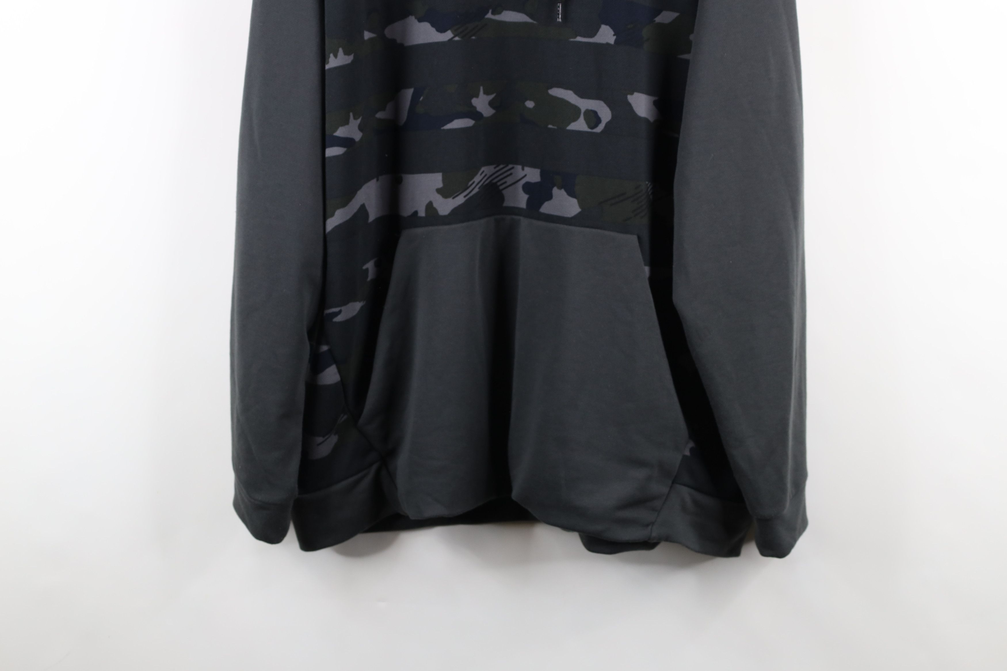 Nike × Vintage Vintage Y2K Nike Camouflage Knit Hoodie Sweatshirt Gray Size US XXL / EU 58 / 5 - 3 Thumbnail