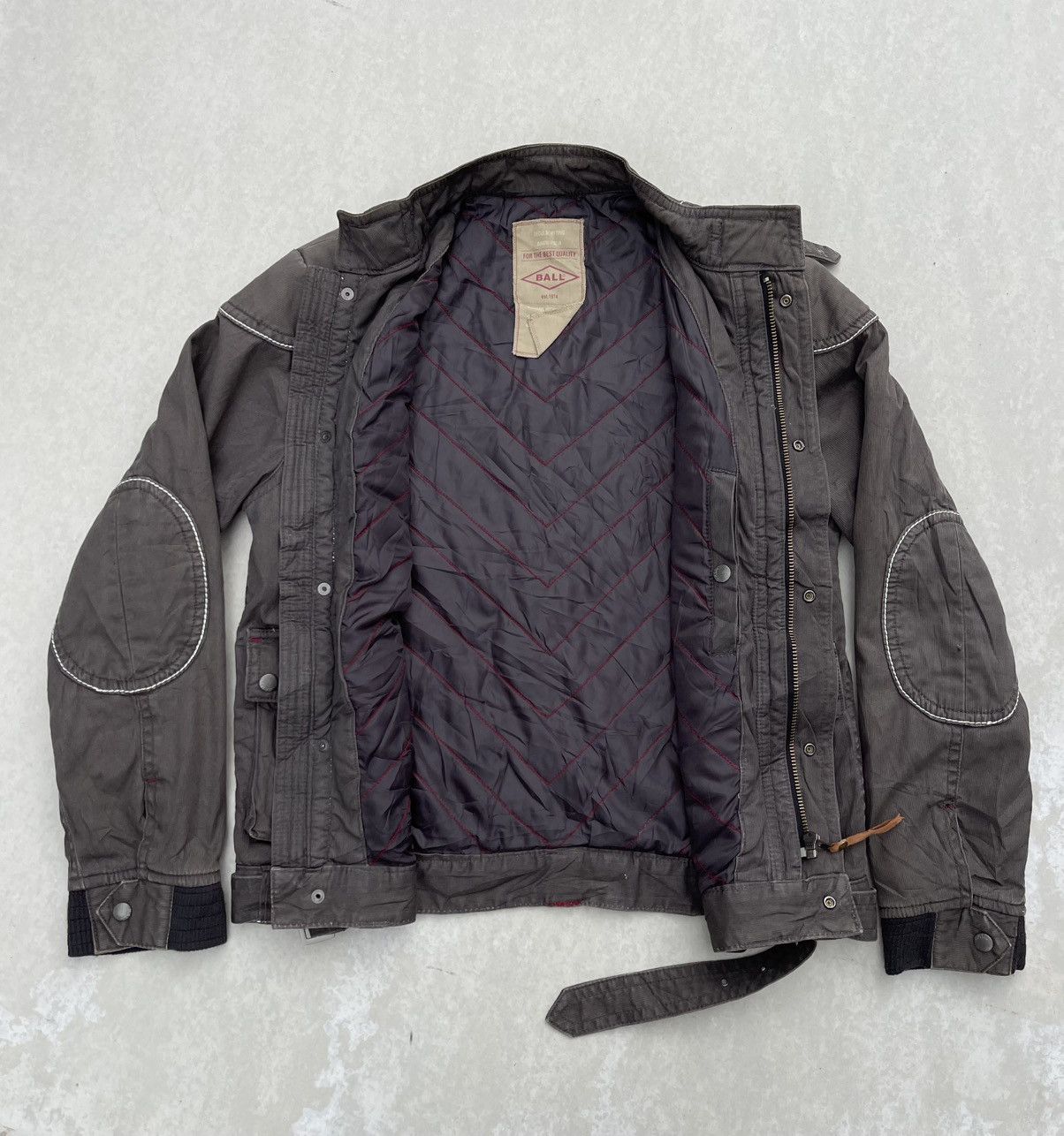 Le Grande Bleu (L.G.B.) 🔥Vintage Ball Raider Jacket With Belt Size US L / EU 52-54 / 3 - 5 Thumbnail