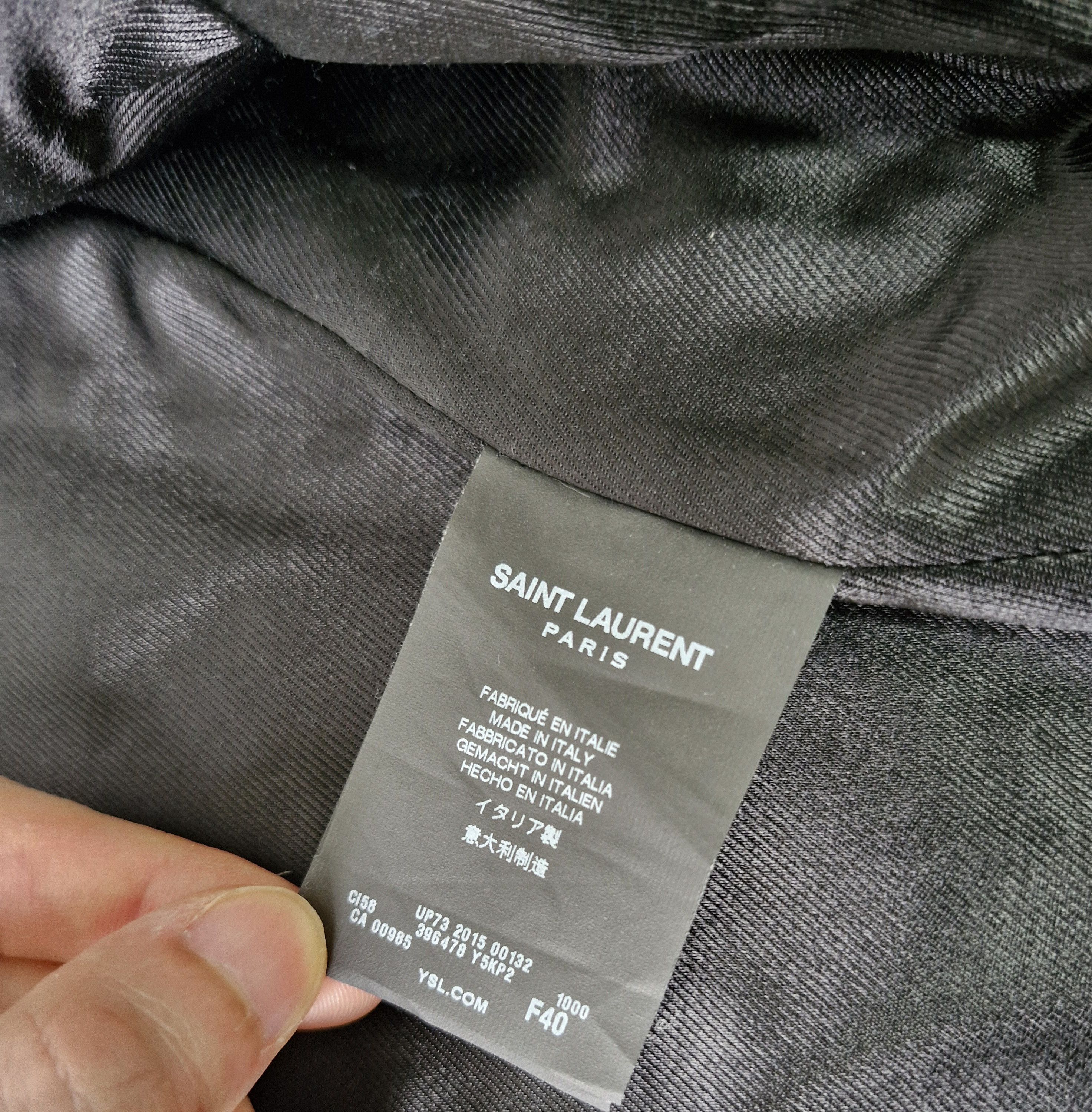Saint Laurent Paris FW15 Saint Laurent Paris D-ring Leather Jacket Size US XXS / EU 40 - 6 Thumbnail
