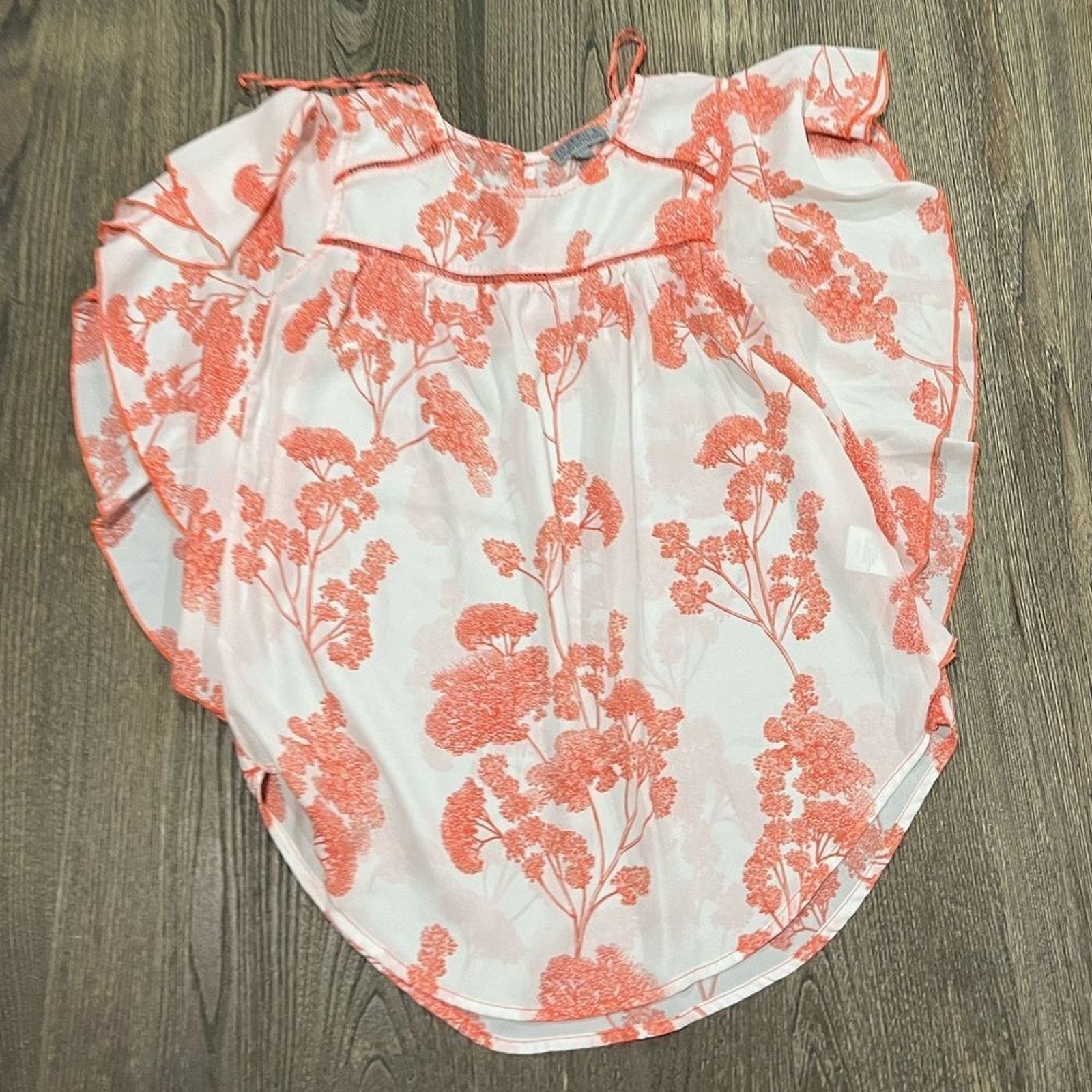 Vintage Joseph A Kimono Sleeve Printed Blouse Keyhole Back Size S Size S / US 4 / IT 40 - 1 Thumbnail