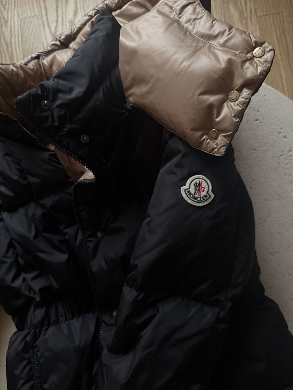 Moncler Moncler Agneux Square-Quilted Hooded Short Down Jacket Size XS / US 0-2 / IT 36-38 - 5 Thumbnail