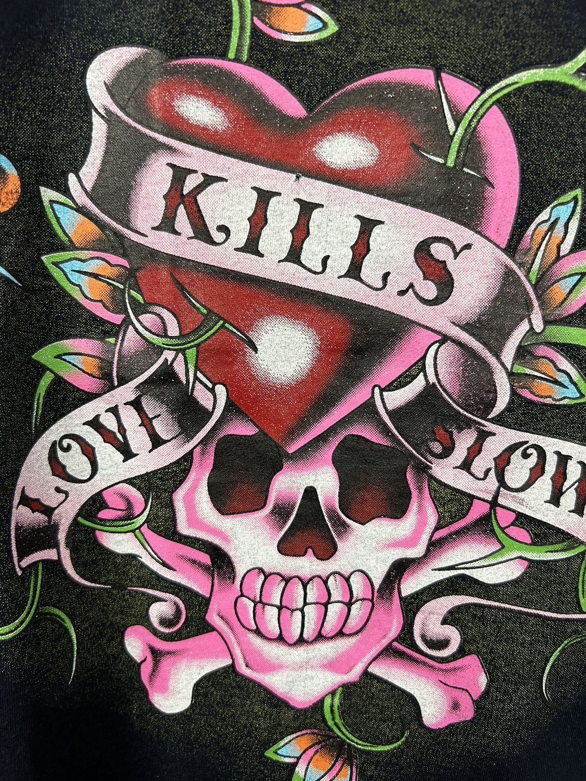 Ed Hardy Vintage Ed Hardy Kills Love Slowly T shirt Size US XL / EU 56 / 4 - 9 Thumbnail