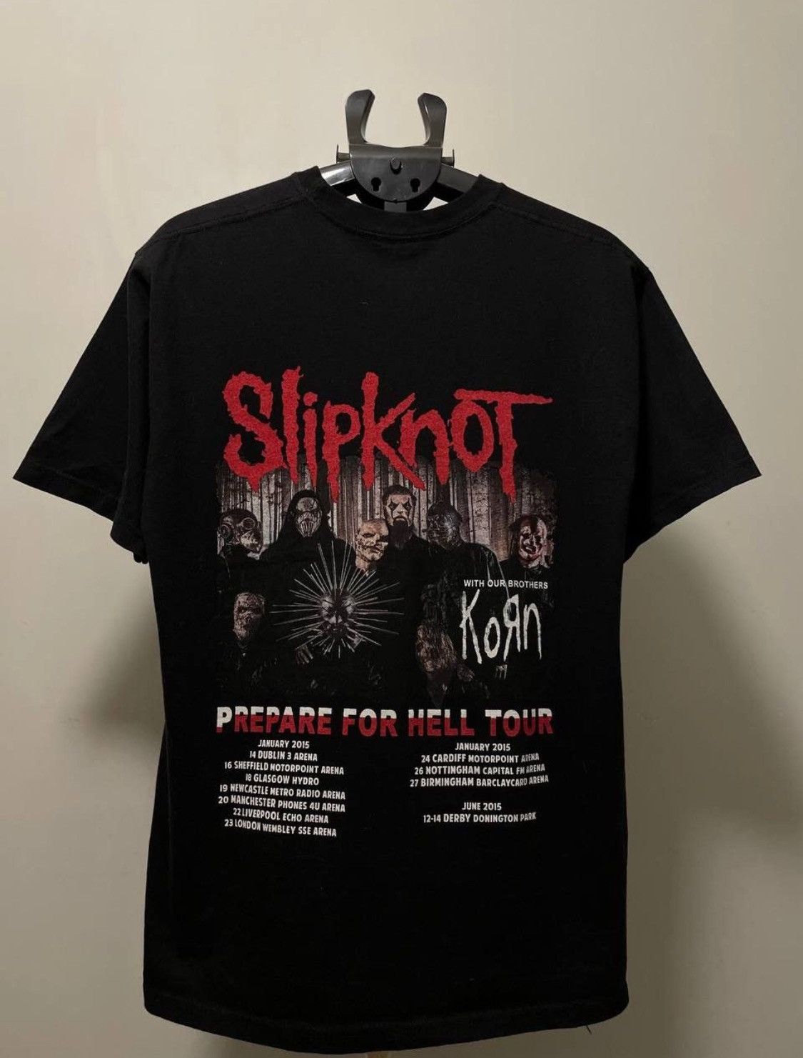 Sipknot Prepare For Hell Tour Tee Medium
