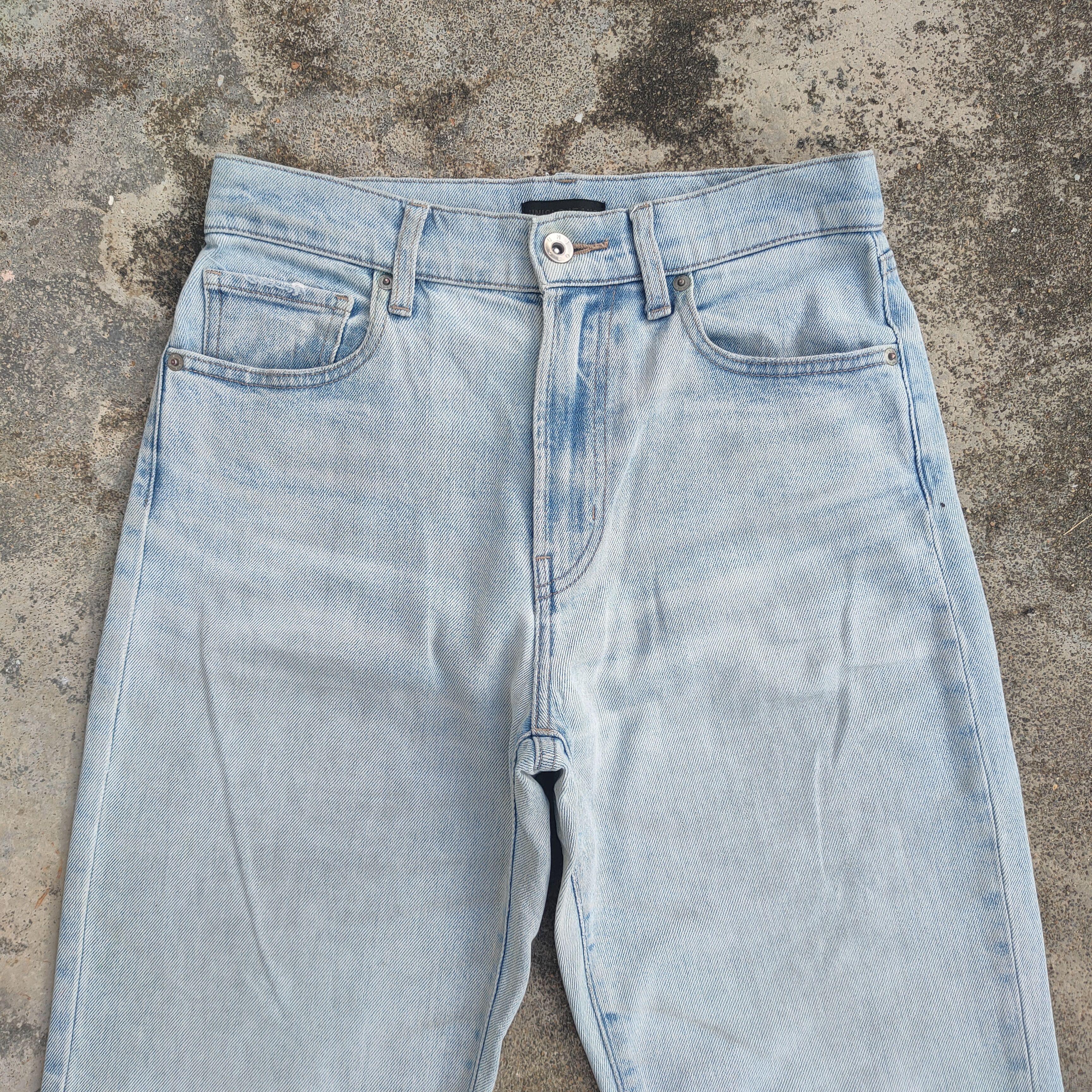 Black Label VINTAGE JAPANESE FADED FLARE JEANS DENIM PANTS Size US 27 - 2 Thumbnail