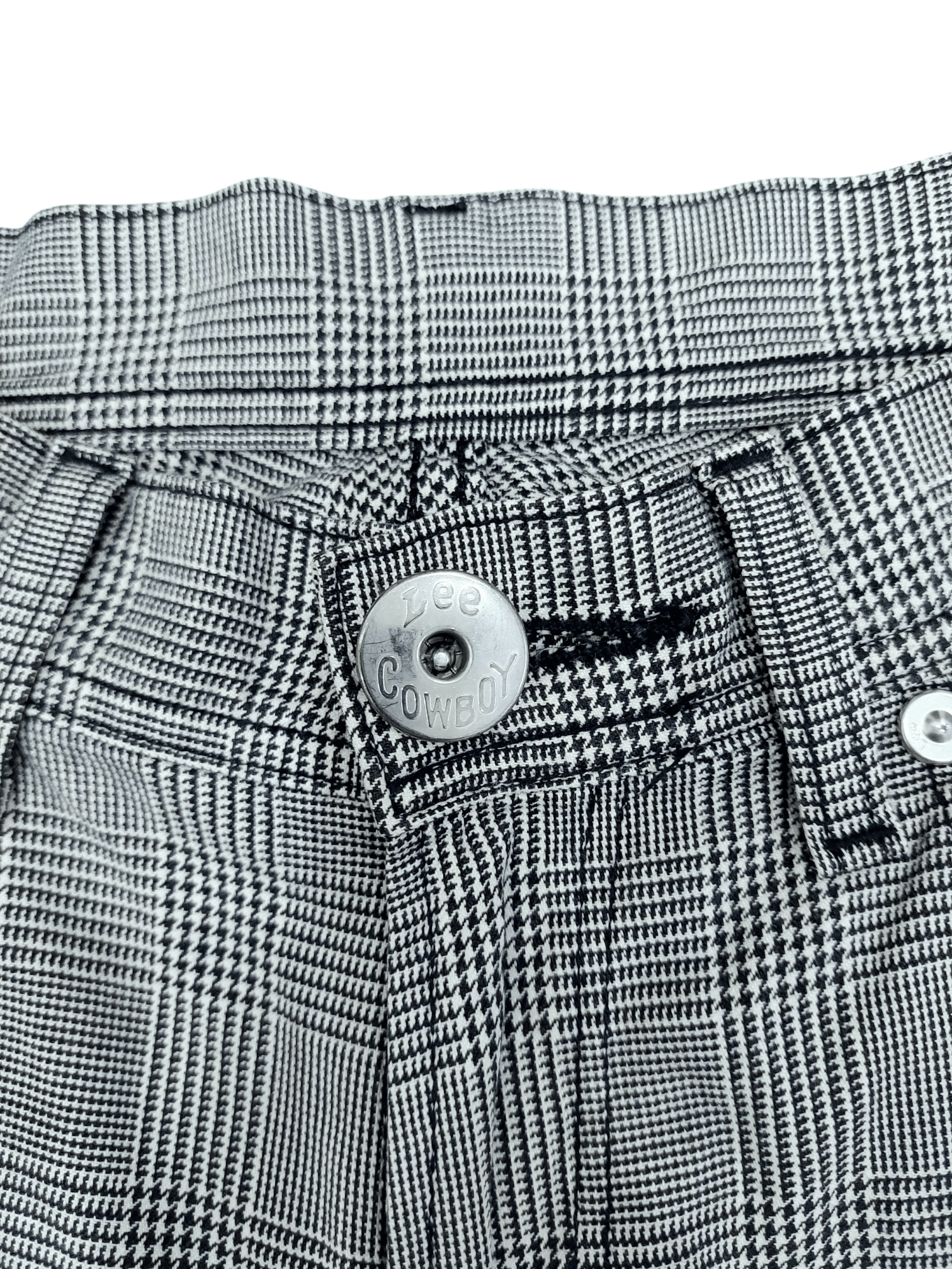 Lee Lee Cowboy Multi Zipped Nova Check Denim Size US 30 / EU 46 - 9 Thumbnail