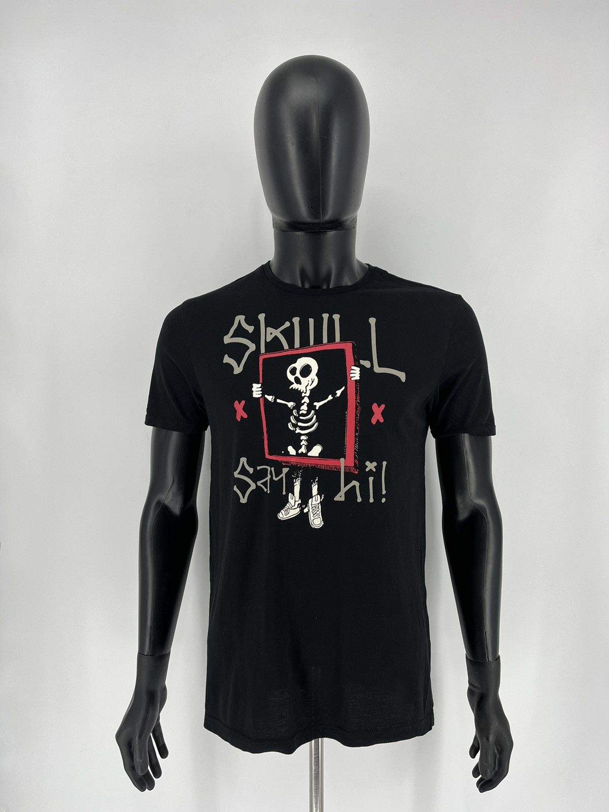 Vintage VINTAGE Y2K “ SAY HI “ FUNNY SLOGAN Tee Face Humor Print Size US S / EU 44-46 / 1 - 2 Thumbnail