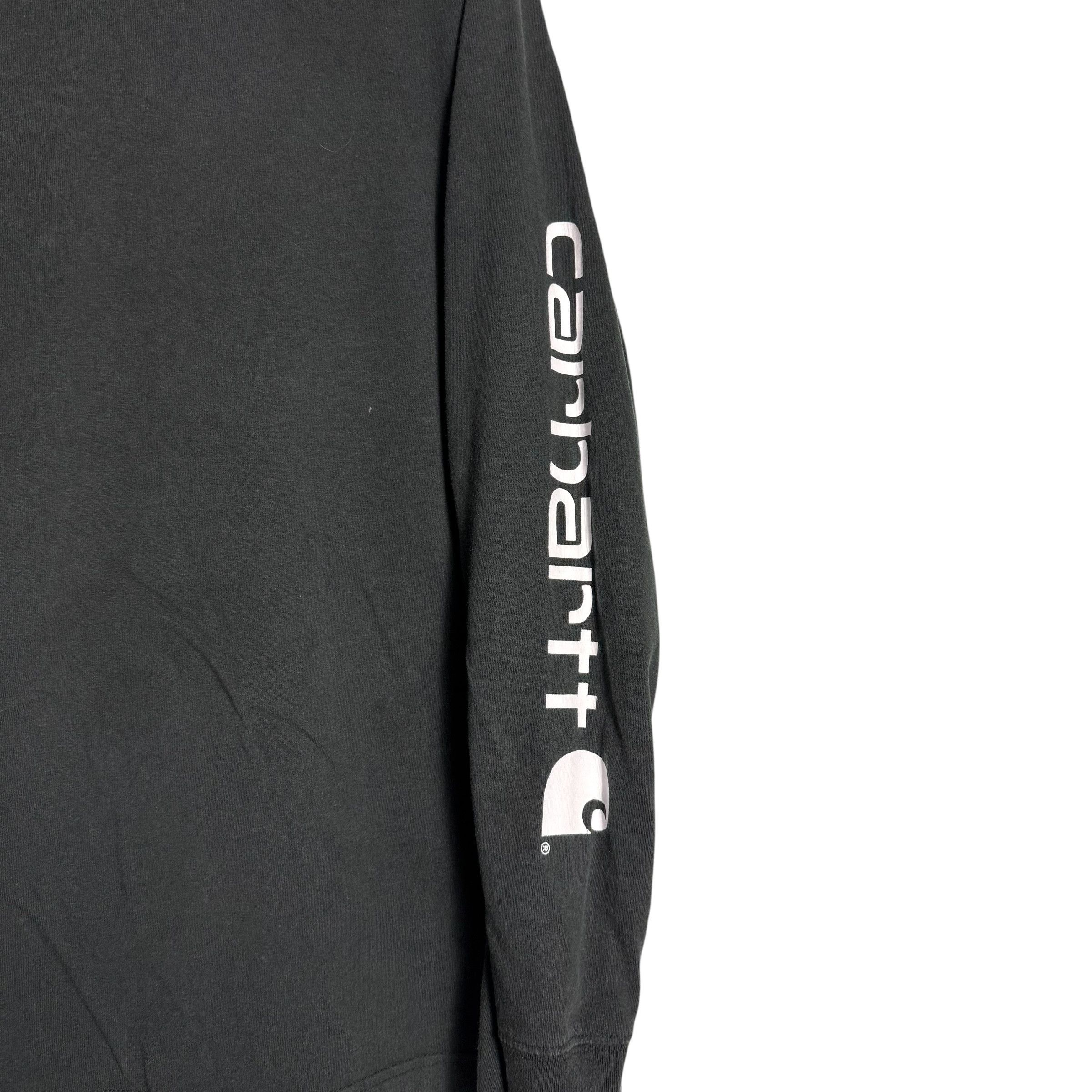 Carhartt 🔥RARE🔥Vtg Carhartt Streetwear Spellout L/Sleeve T-shirt Size US M / EU 48-50 / 2 - 2 Thumbnail