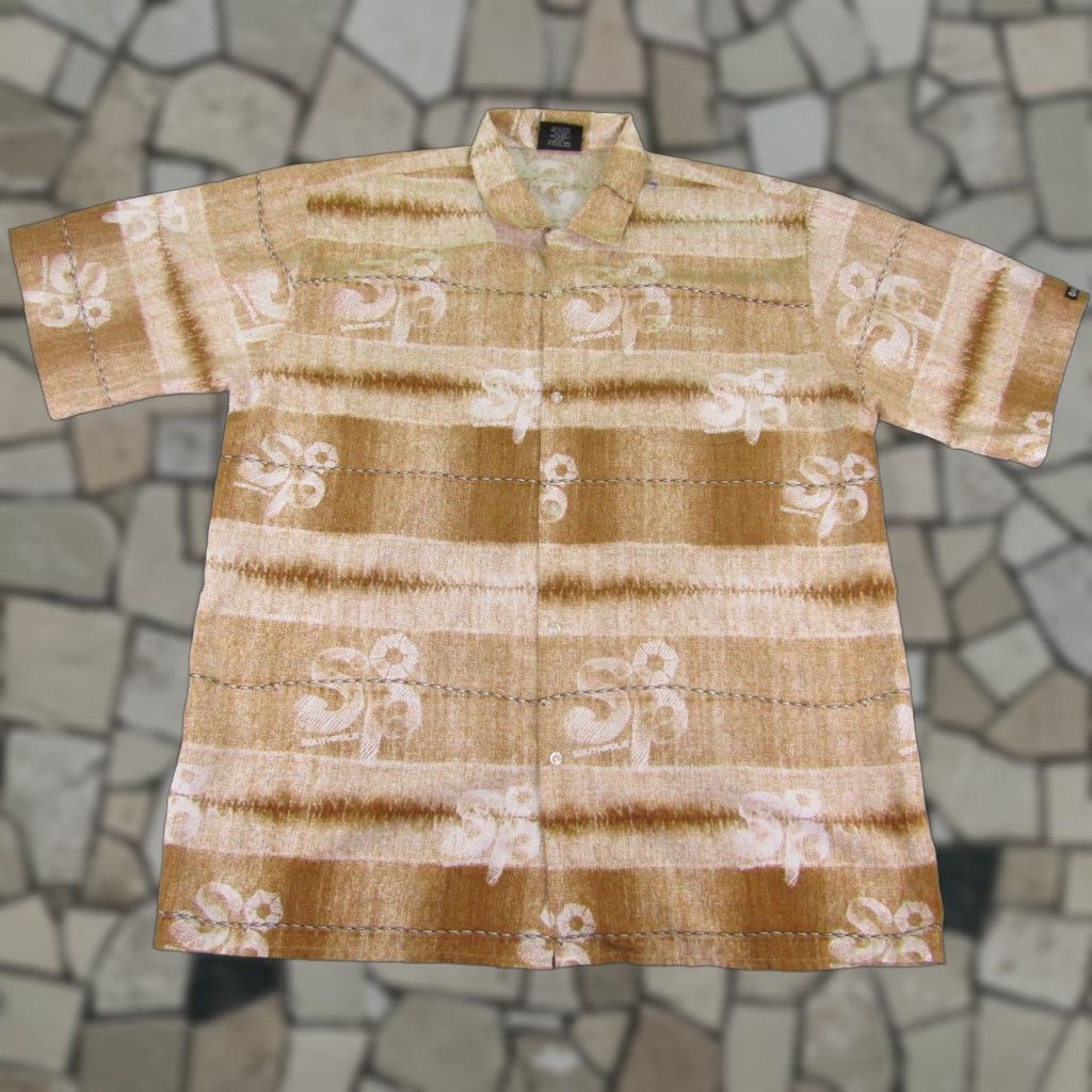 Southpole VINTAGE Southpole Shirt Mens 2XL Brown Button Up Camp Casual Short Sleeve Y2K Size US XXL / EU 58 / 5 - 1 Thumbnail