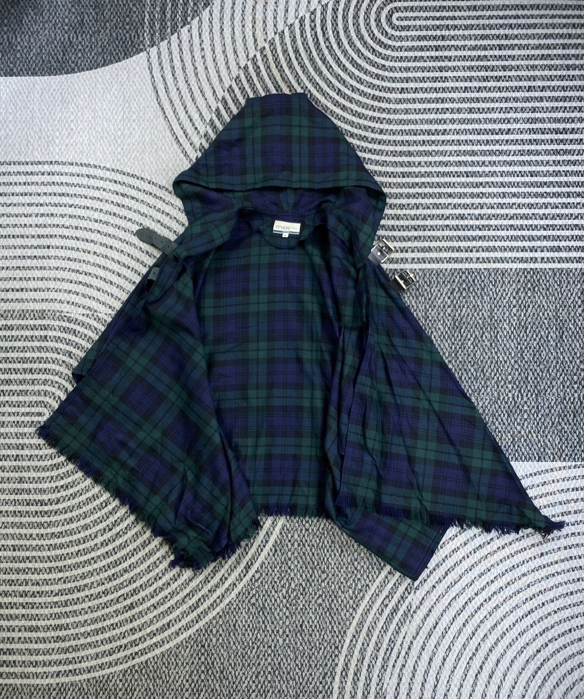 O'Neill Vtg O’neill Of Dublin Wool Plaid Tartan Hooded Cape Jacket Size US XL / EU 56 / 4 - 7 Thumbnail