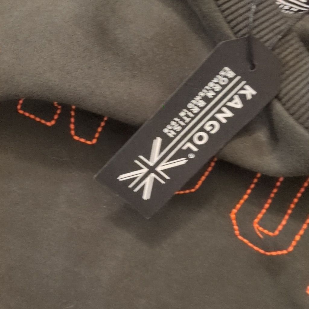 Kangol Kangol Born British Green Orange Crewneck Sweatshirt Small Size US S / EU 44-46 / 1 - 3 Thumbnail