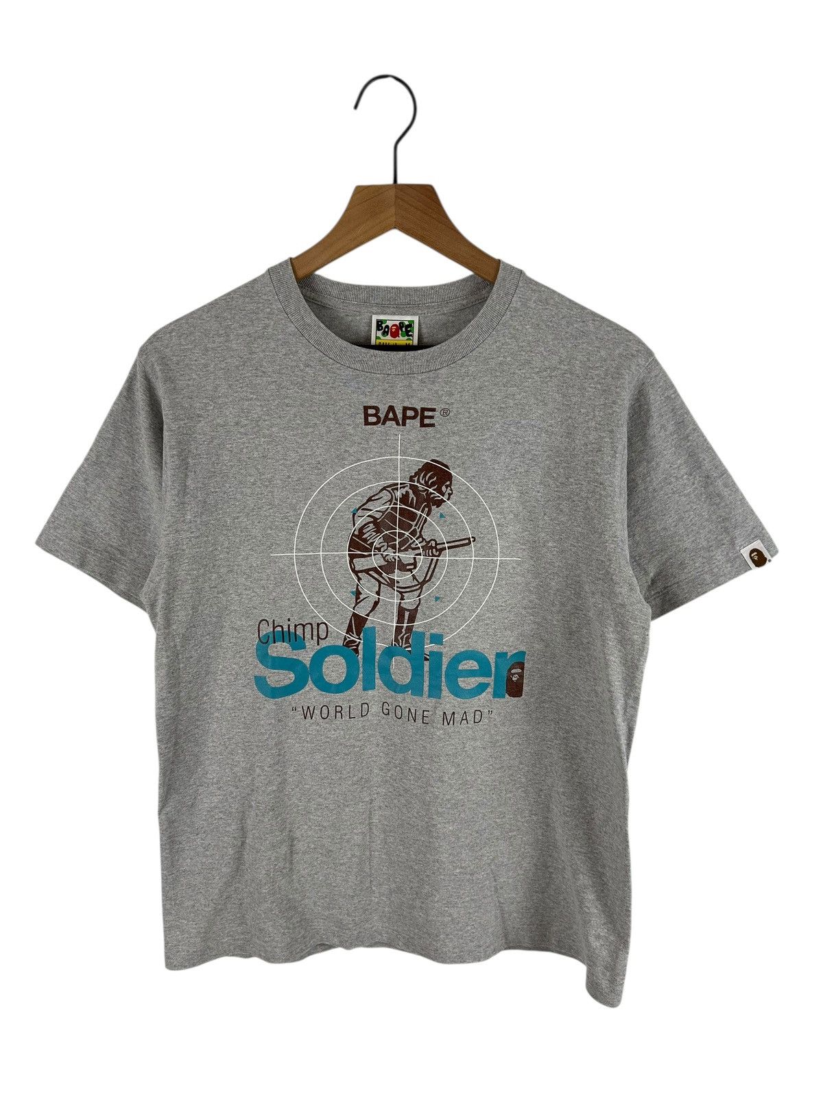 Bape Bape Soldier Print T-Shirt | Grailed