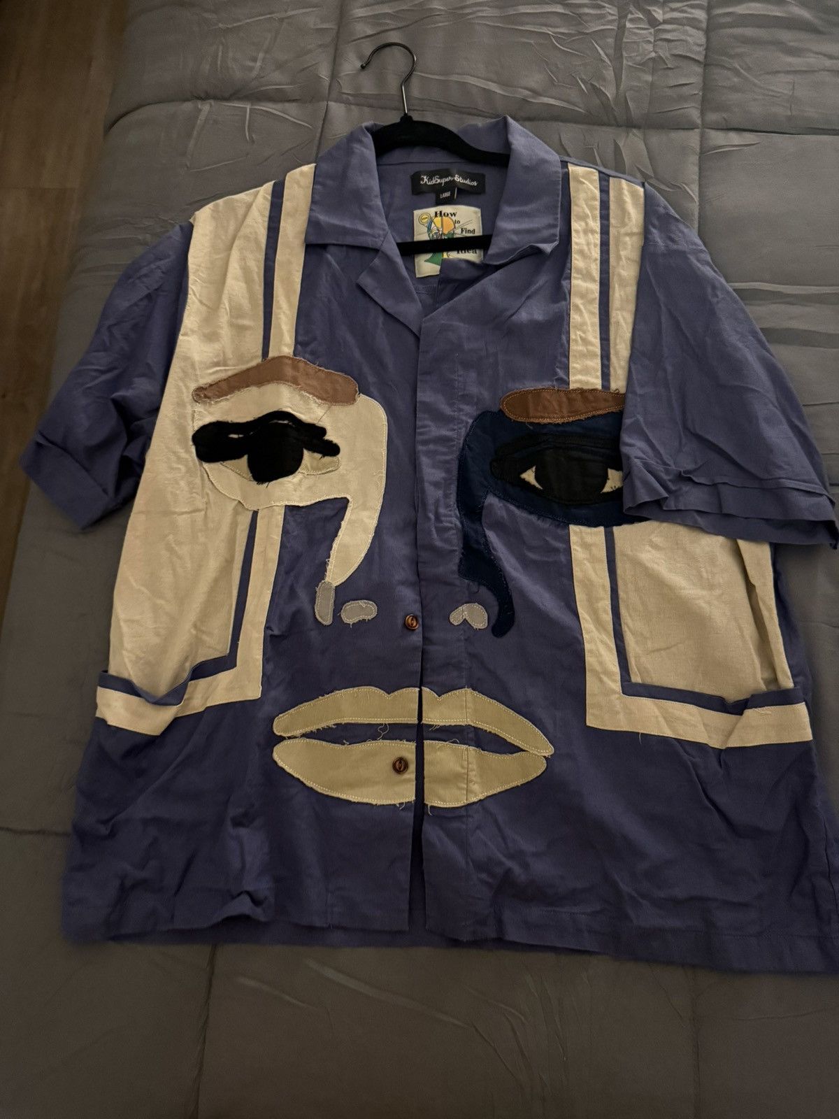 KidSuper Face Camo Shirt