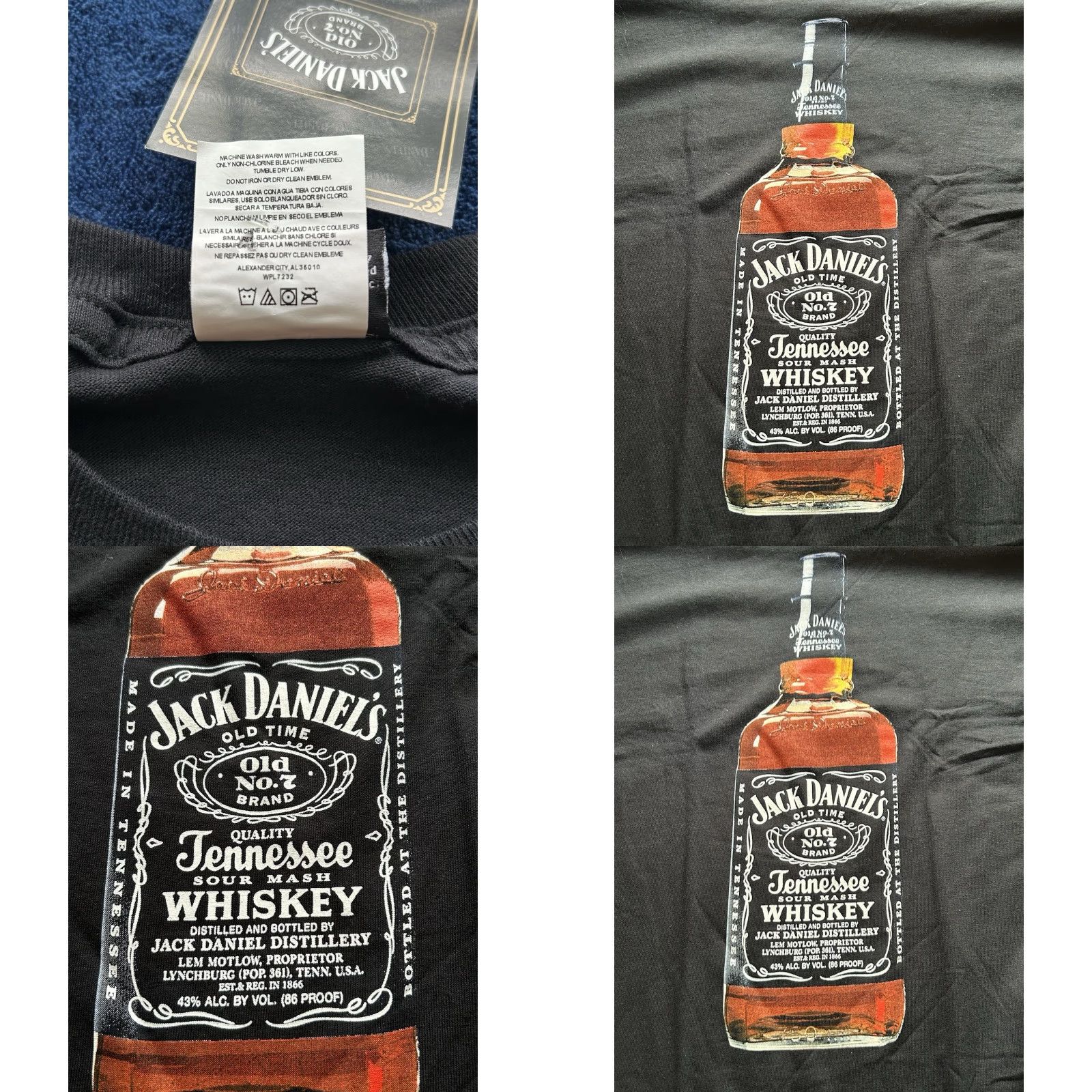 Doublet VINTAGE Jack Daniels I Know Jack Shirt Men Large NWT VTG Black Short Sleeve Double Side Logo Graphic Print Crew Neck 2006 Mens Size US L / EU 52-54 / 3 - 10 Thumbnail