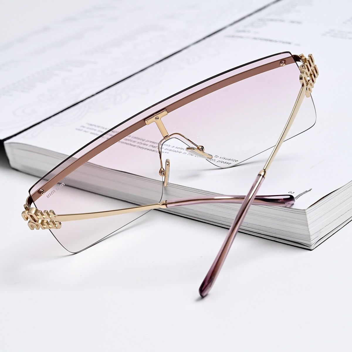 Miu Miu MIU MIU 0MU 50ZS SUNGLASSES Size ONE SIZE - 9 Thumbnail
