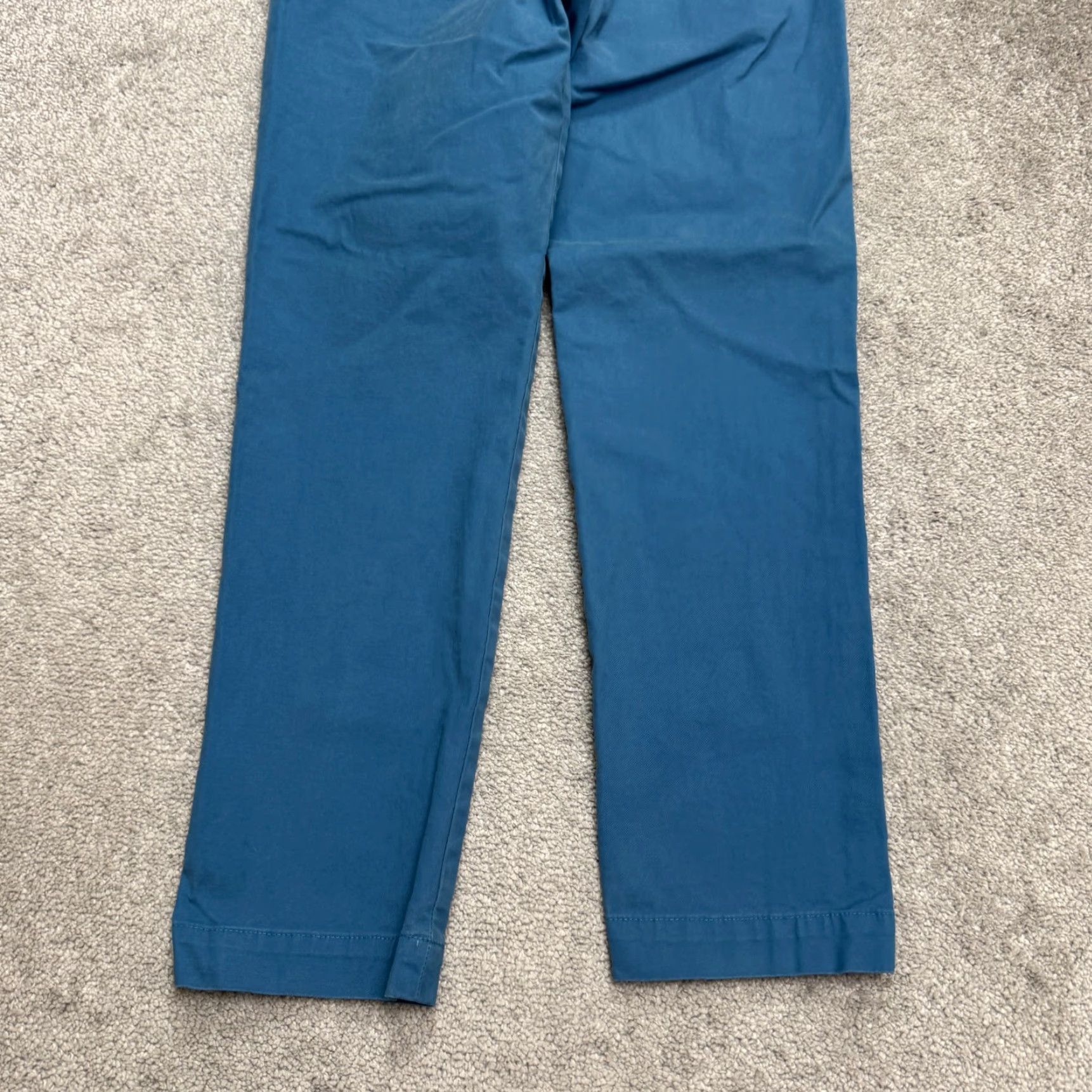 Banana Republic Banana Republic Mason Chino Pants Mens 32x32 Teal Bay Blue Straight Flat Front Casual Workwear Pants Regular Size 32 Mens Pants Blue Size US 32 / EU 48 - 6 Thumbnail