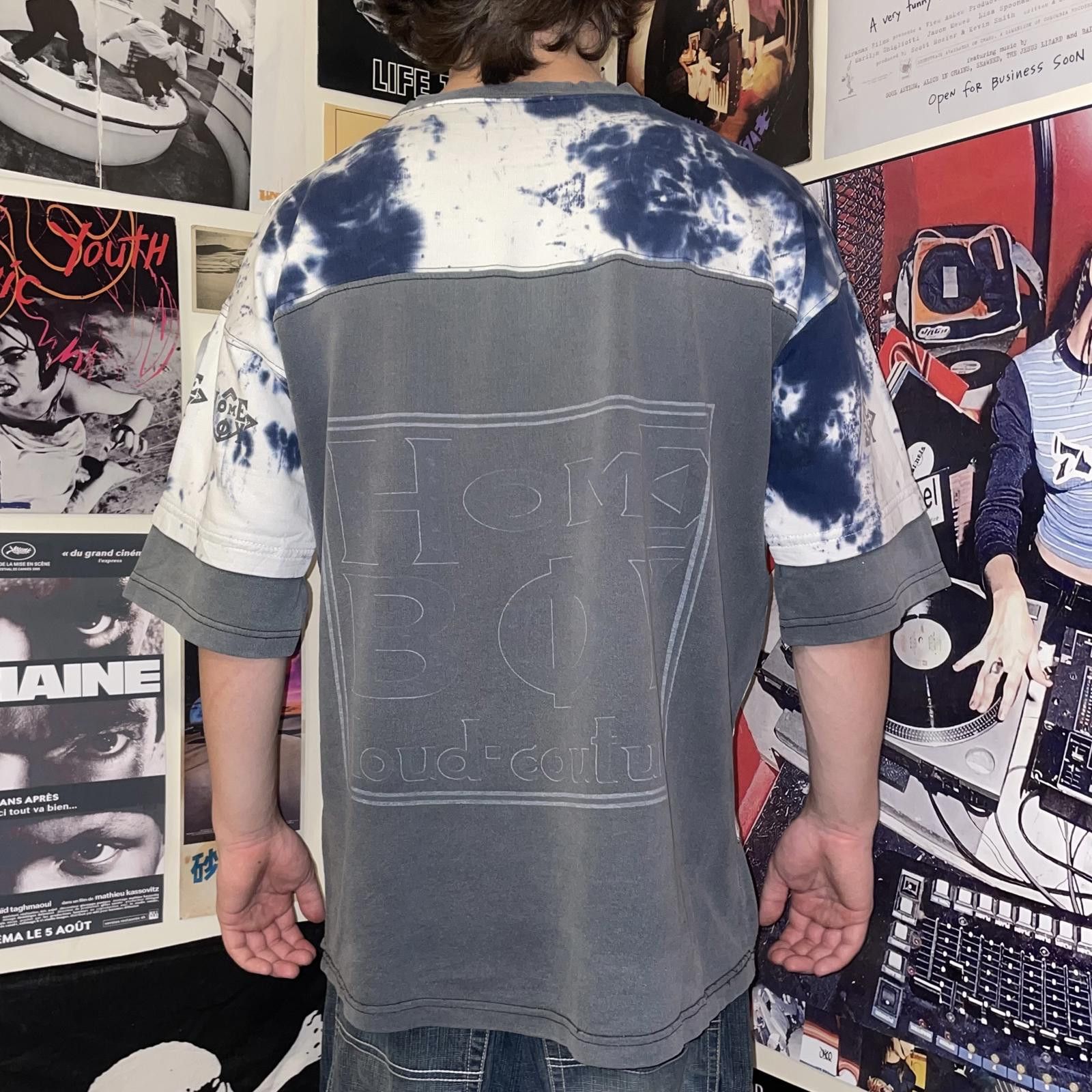 Designer Homeboy 90s Tie Dye Graphic T-Shirt XL Size US XL / EU 56 / 4 - 8 Thumbnail