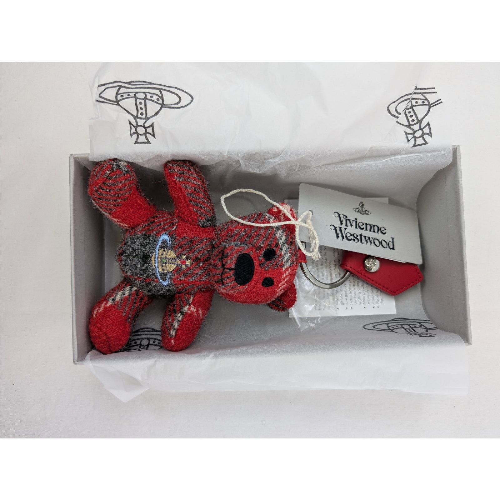 Vivienne Westwood o1rshd1 Size: OS / Teddy Bear Keyring / Bag Charm in Red Size ONE SIZE - 15 Thumbnail