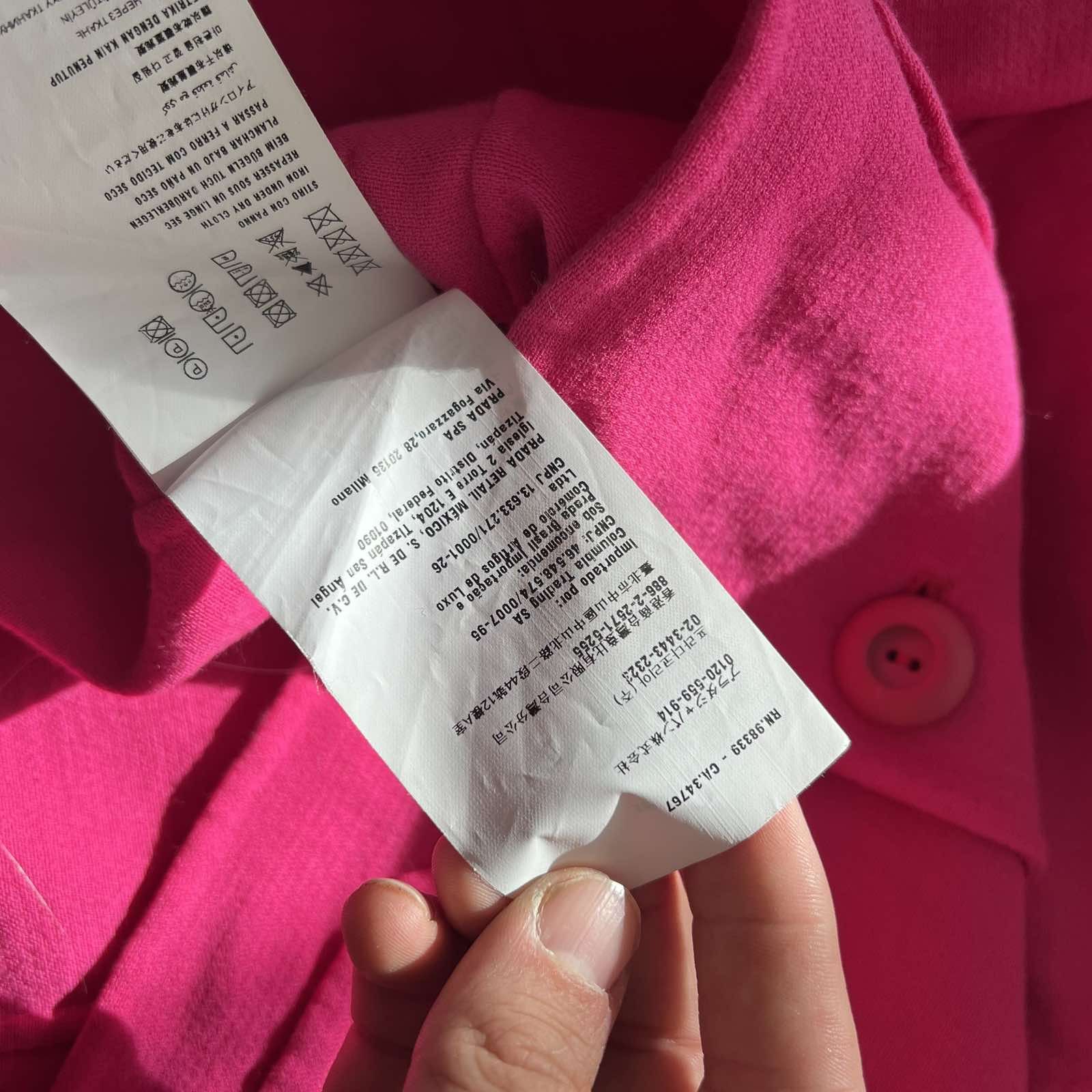 Prada PRADA Pink Barbie Blazer Jacket Sz 44 Size M / US 6-8 / IT 42-44 - 8 Thumbnail
