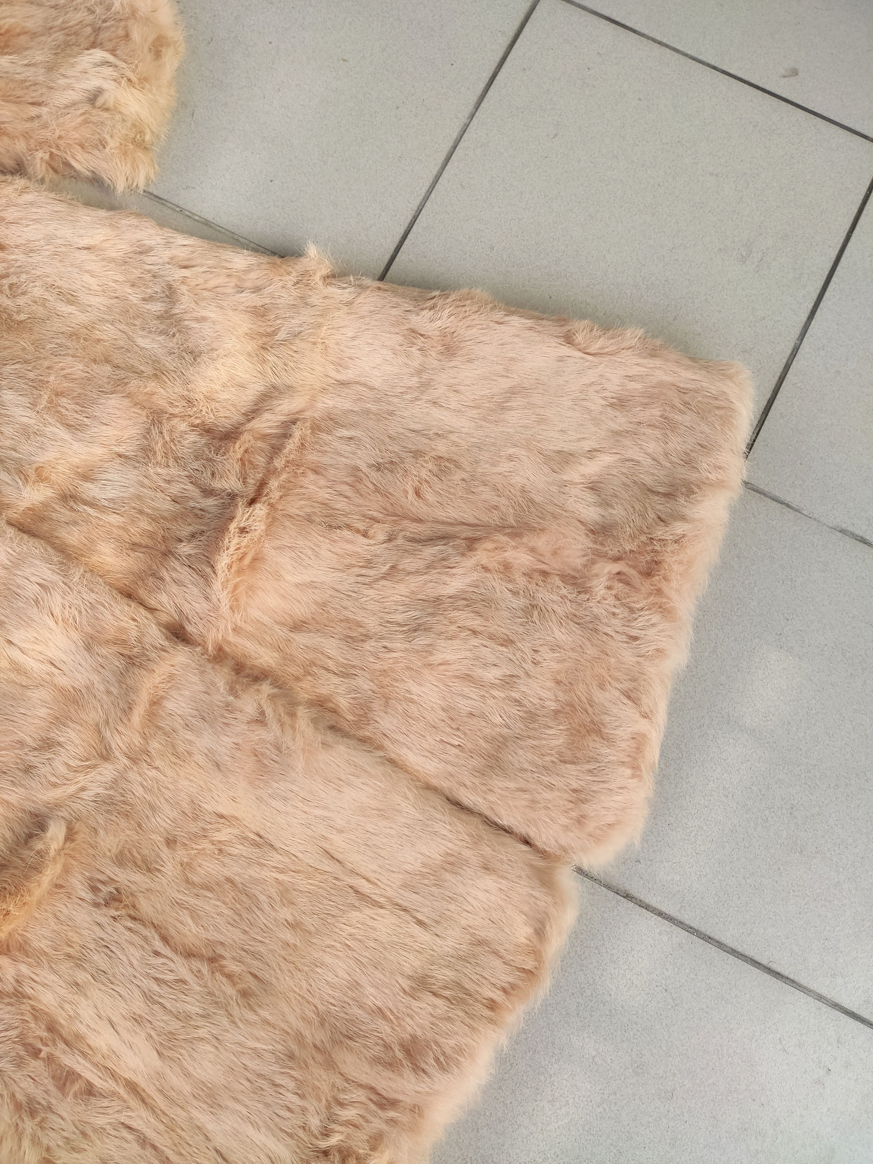 Japanese Brand Rare vintage Real Coney Fur Rabbit long coat jacket Korea Size L / US 10 / IT 46 - 5 Thumbnail