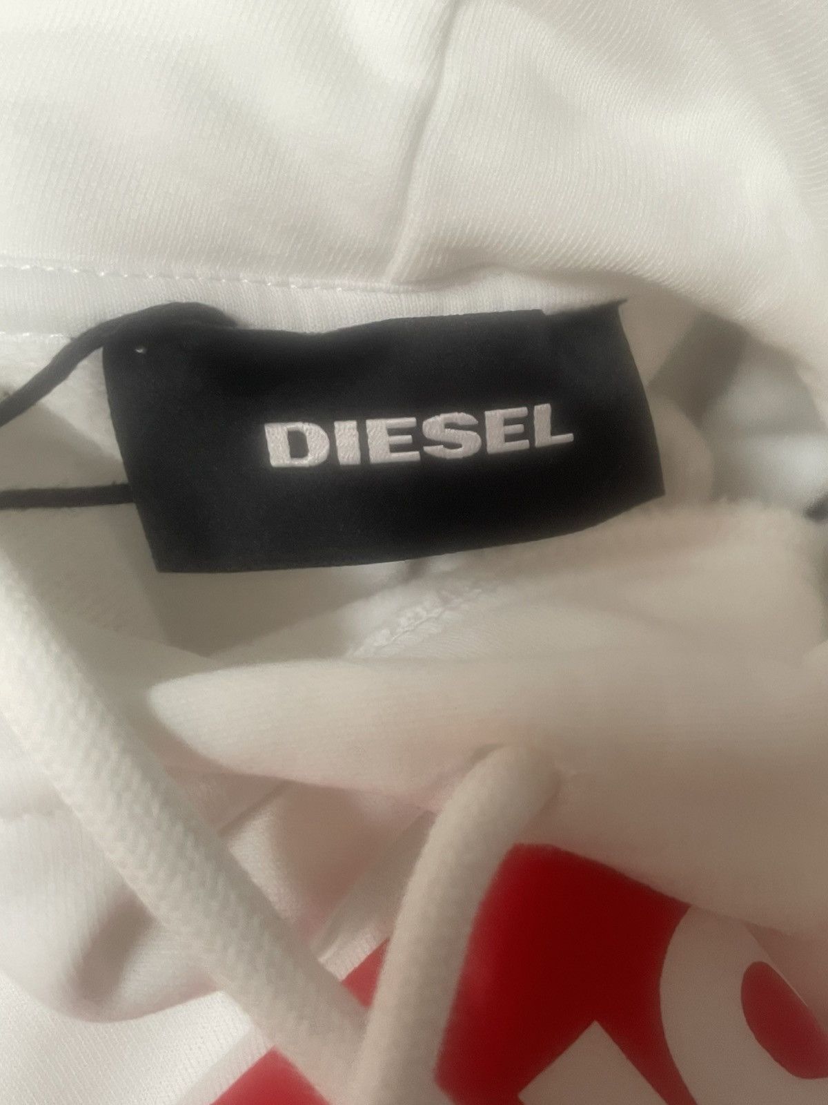 Diesel DEISEL Misspelled Logo Hoodie Oversized Size US XS / EU 42 / 0 - 4 Thumbnail