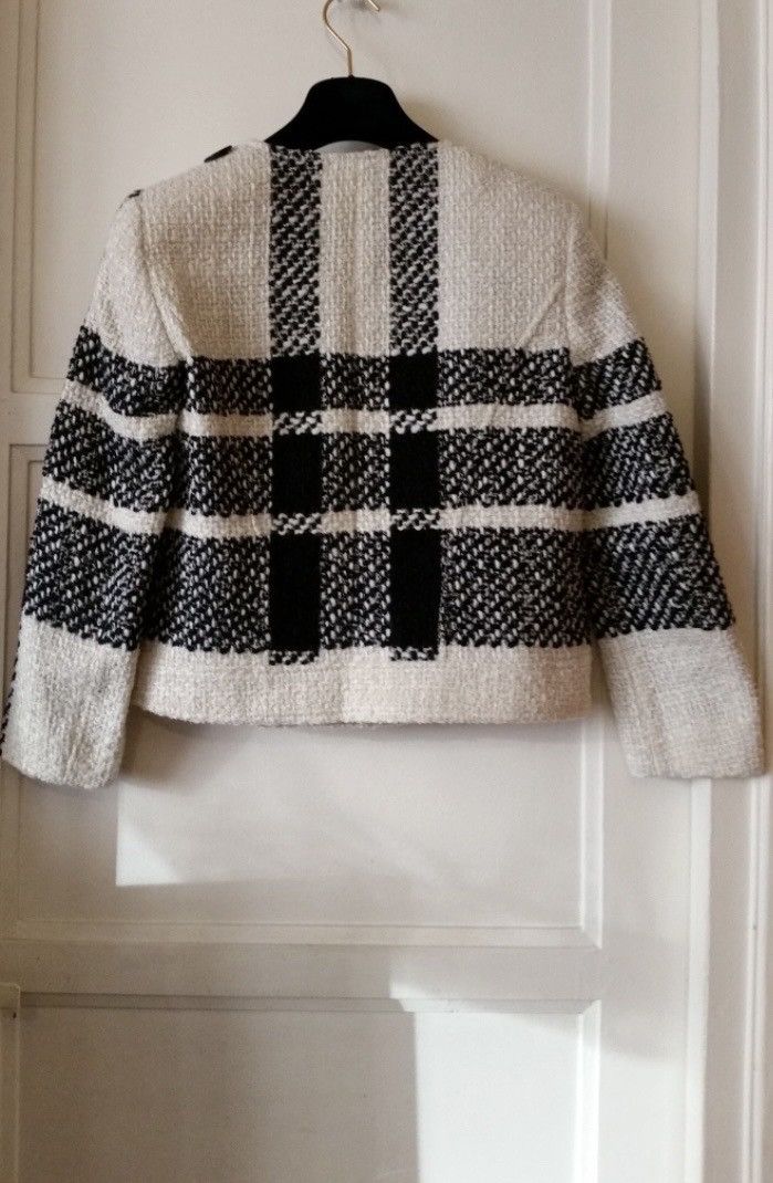 Valentino VALENTINO GARAVANI Wool Tweed Boucle Short Blazer Jacket Size S / US 4 / IT 40 - 4 Thumbnail
