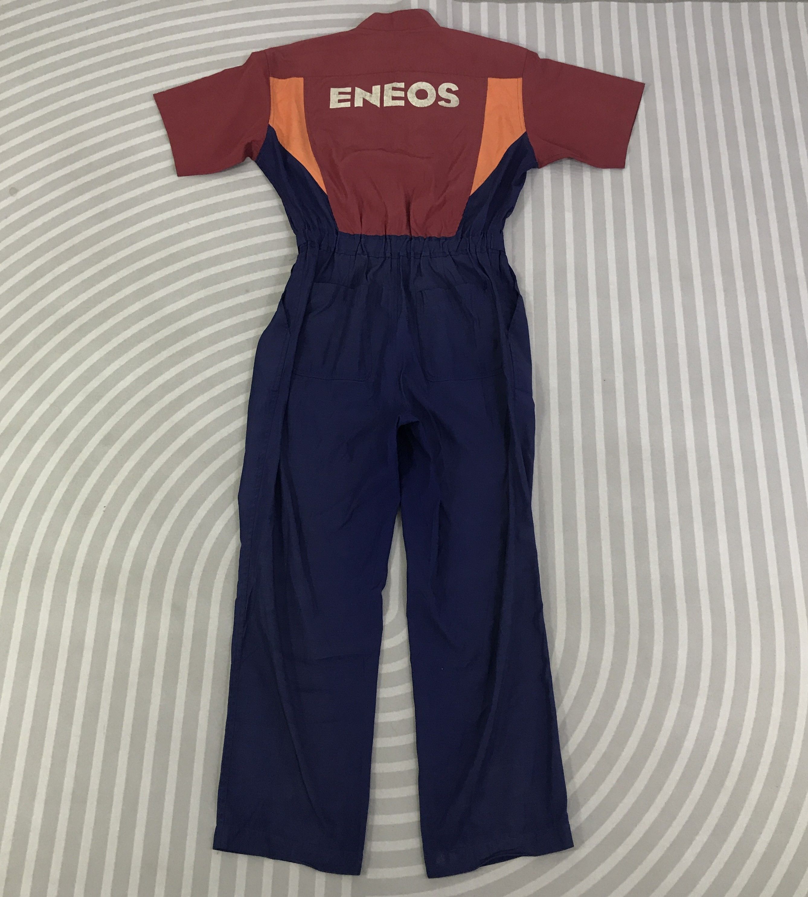 Japanese Brand Vintage Eneos oil Japan Coverall Jacket K122B1 Size US L / EU 52-54 / 3 - 1 Thumbnail