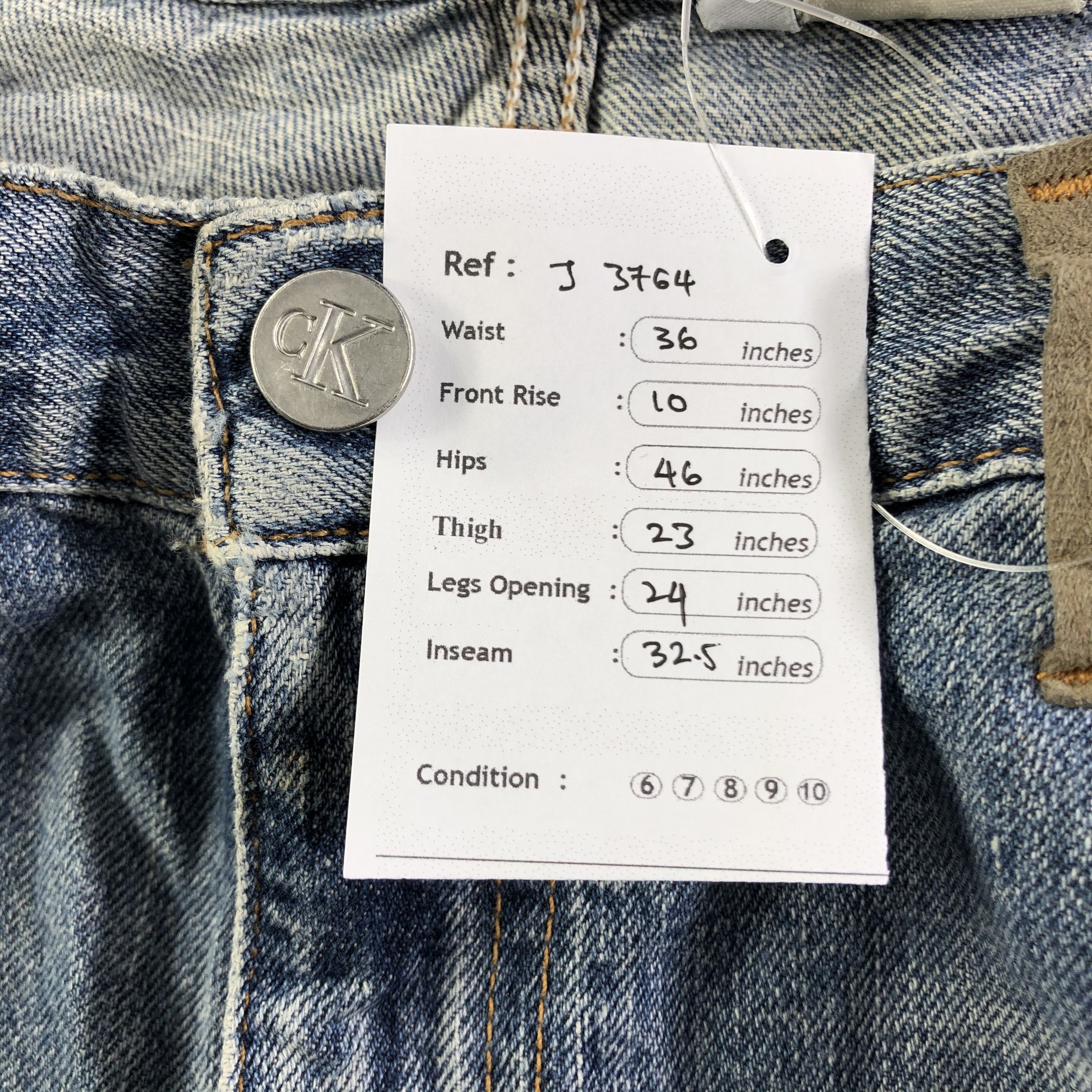 Calvin Klein Vintage Calvin Klein Jeans-J3764 Size US 36 / EU 52 - 12 Thumbnail