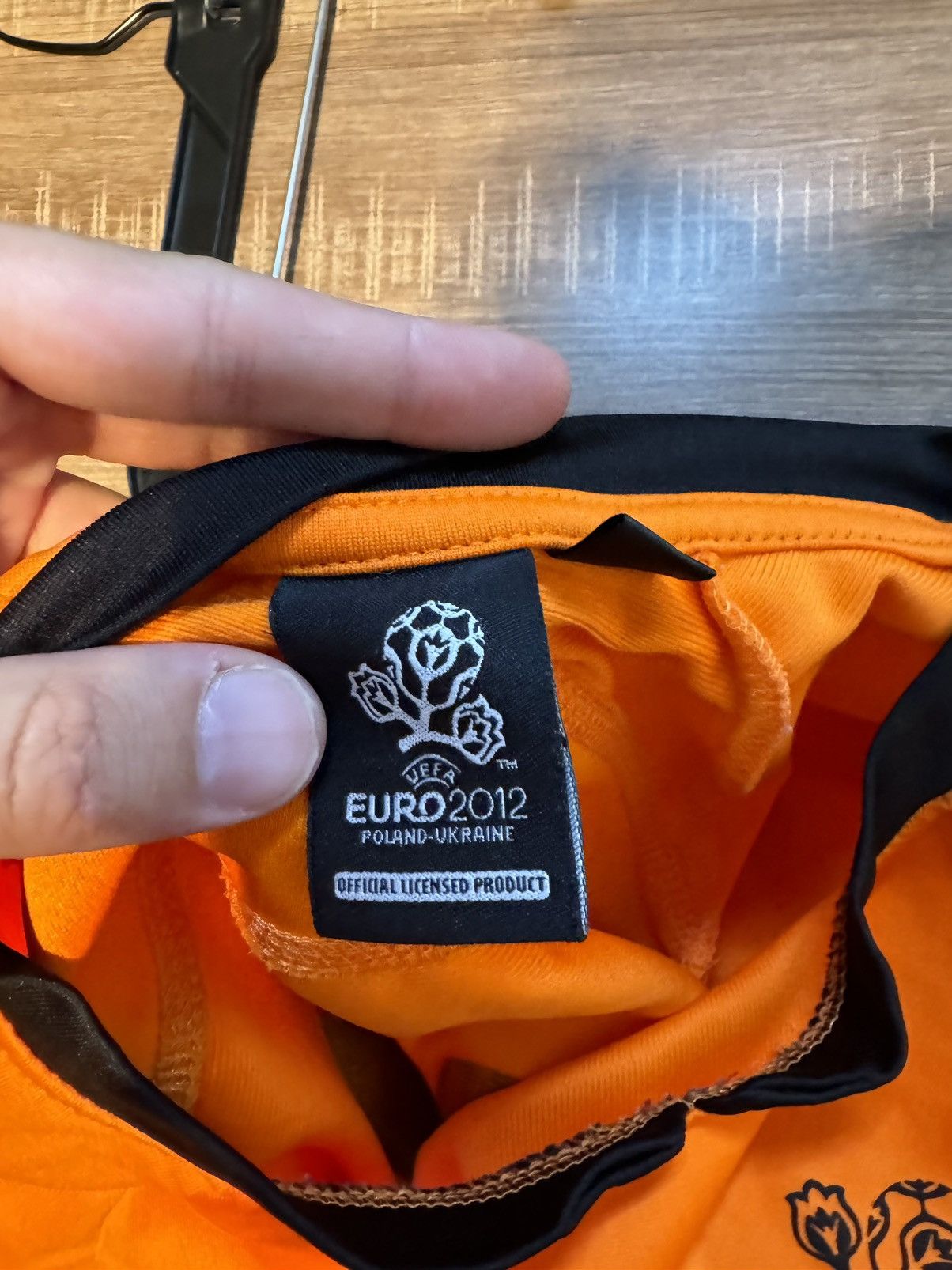 Other 2012 Euro Netherlands Soccer Jersey Mens Size L Nederlands Size US L / EU 52-54 / 3 - 4 Thumbnail