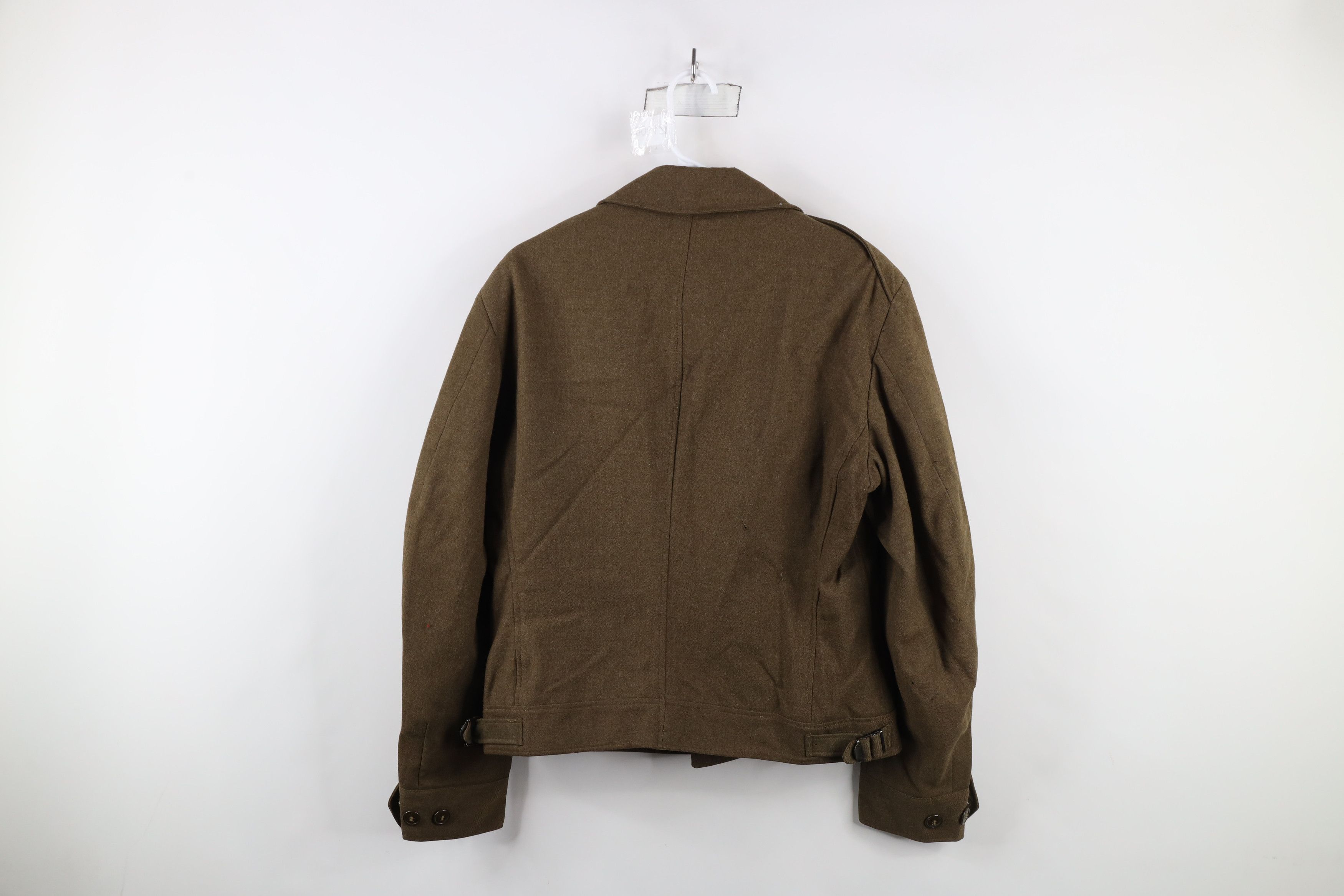Vintage Vintage 40s World War II Military Wool OD Field Jacket USA Size US L / EU 52-54 / 3 - 15 Thumbnail