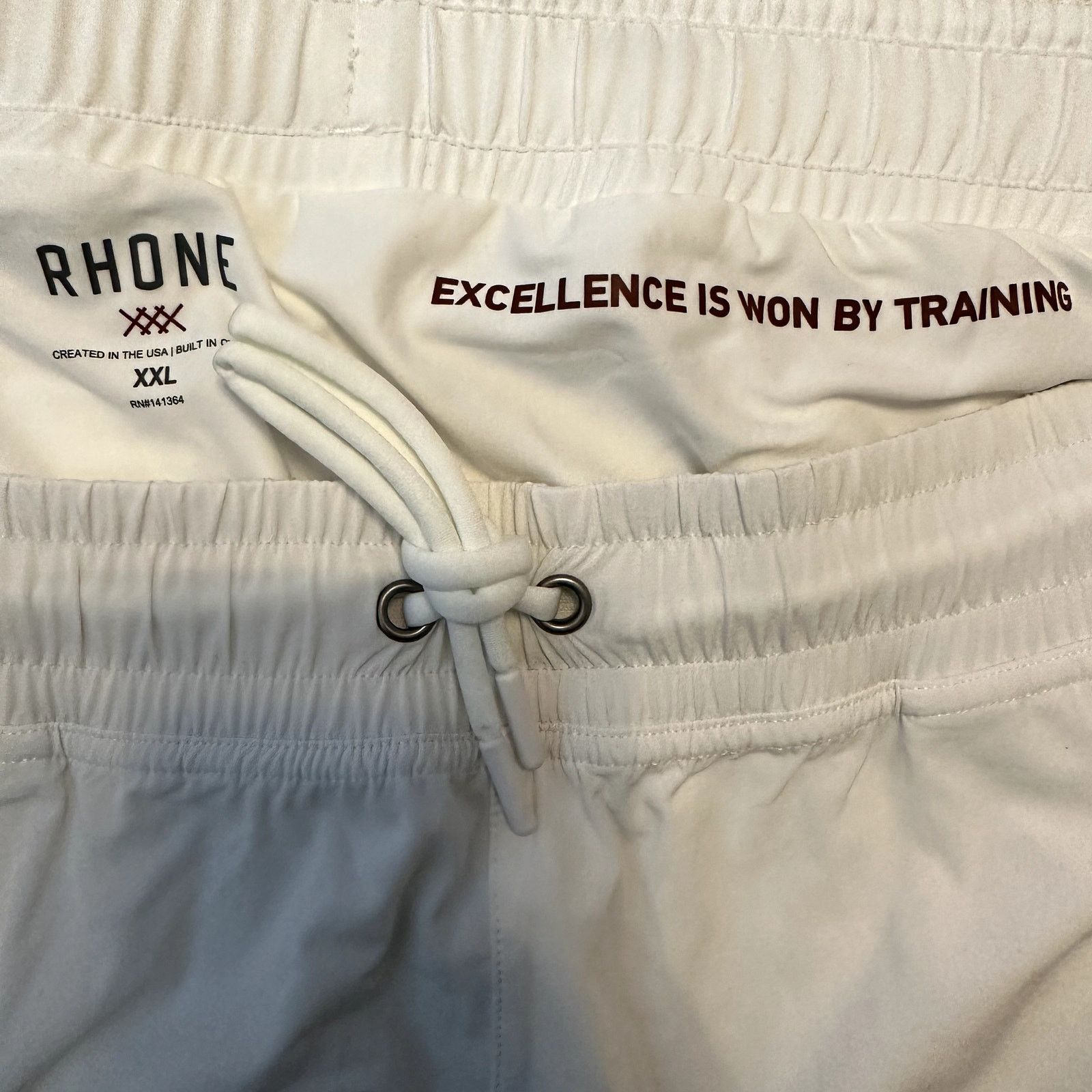 Rhone Rhone Mako Shorts 9" Training Drawstring Lined White XXL Size US 44 / EU 60 - 3 Thumbnail