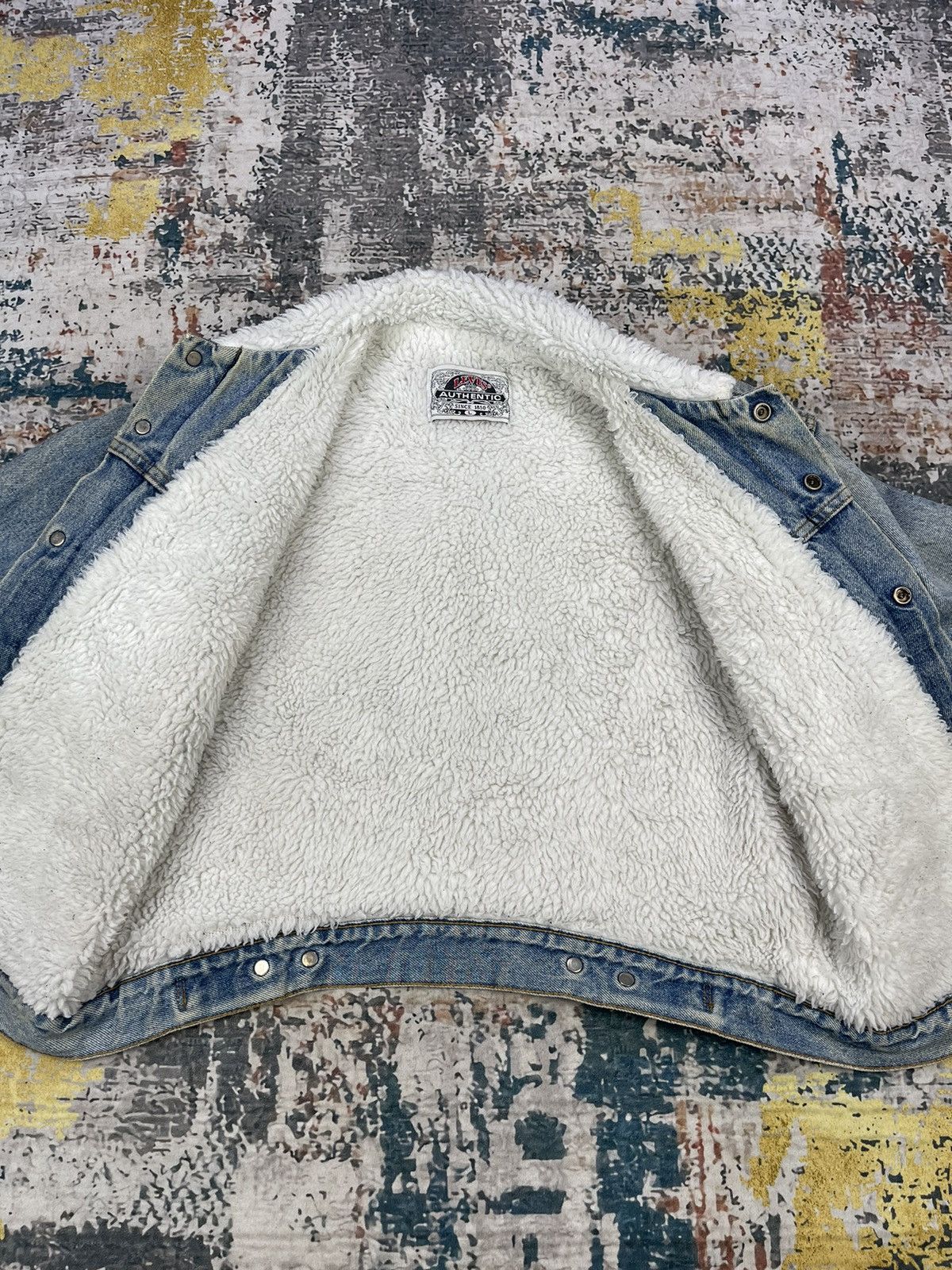 Levi's Vtg Levis Sherpa Lining Denim Trucker Jackets Size US L / EU 52-54 / 3 - 10 Thumbnail