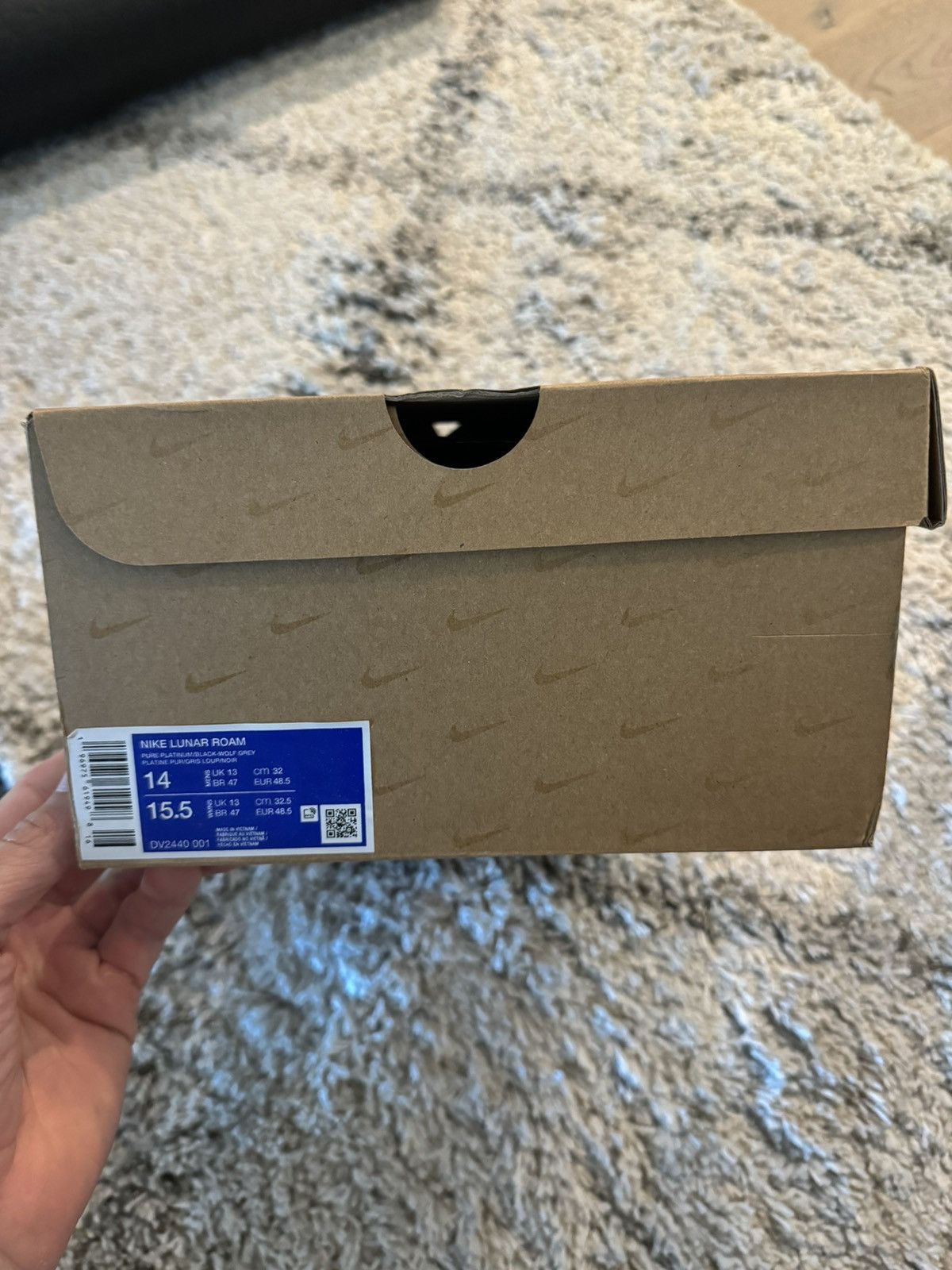 Nike Nike Lunar Roam Sz 14 Platnium/Wolf Grey Size US 14 / EU 47 - 2 Thumbnail