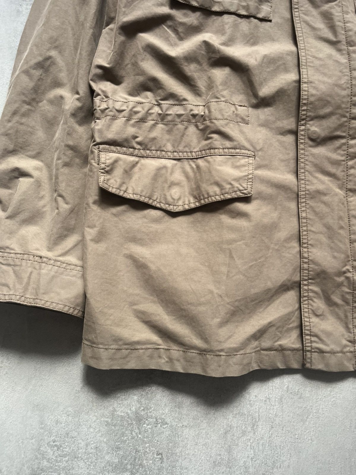 Versace Versace Classic Beige Multipocket Workwear Zip Up Jacket 54 Size US L / EU 52-54 / 3 - 8 Thumbnail