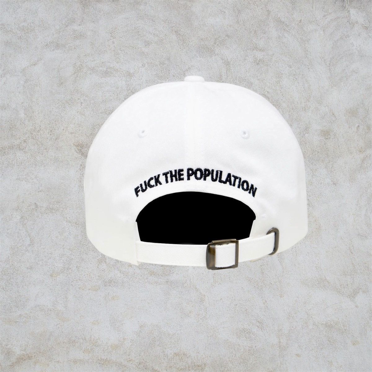 Fuck The Population FTP Timepiece 6 Panel (White) Size ONE SIZE - 2 Thumbnail