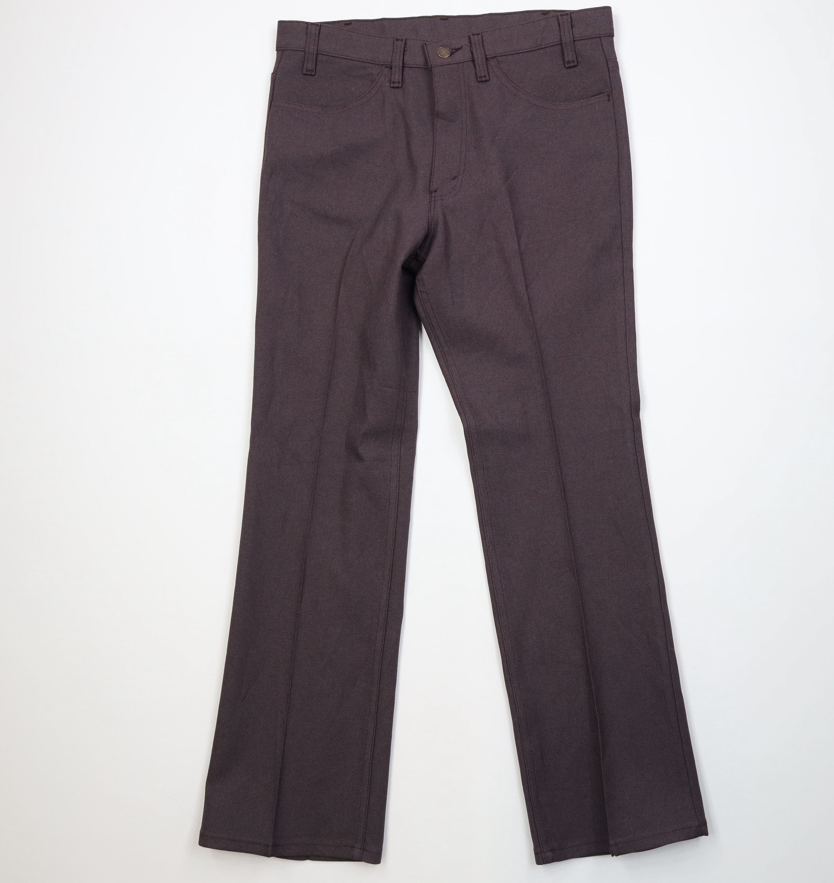 Levi's Vintage 90s Levis Wide Leg Chino Pants Trousers Purple USA Size US 33 - 1 Thumbnail