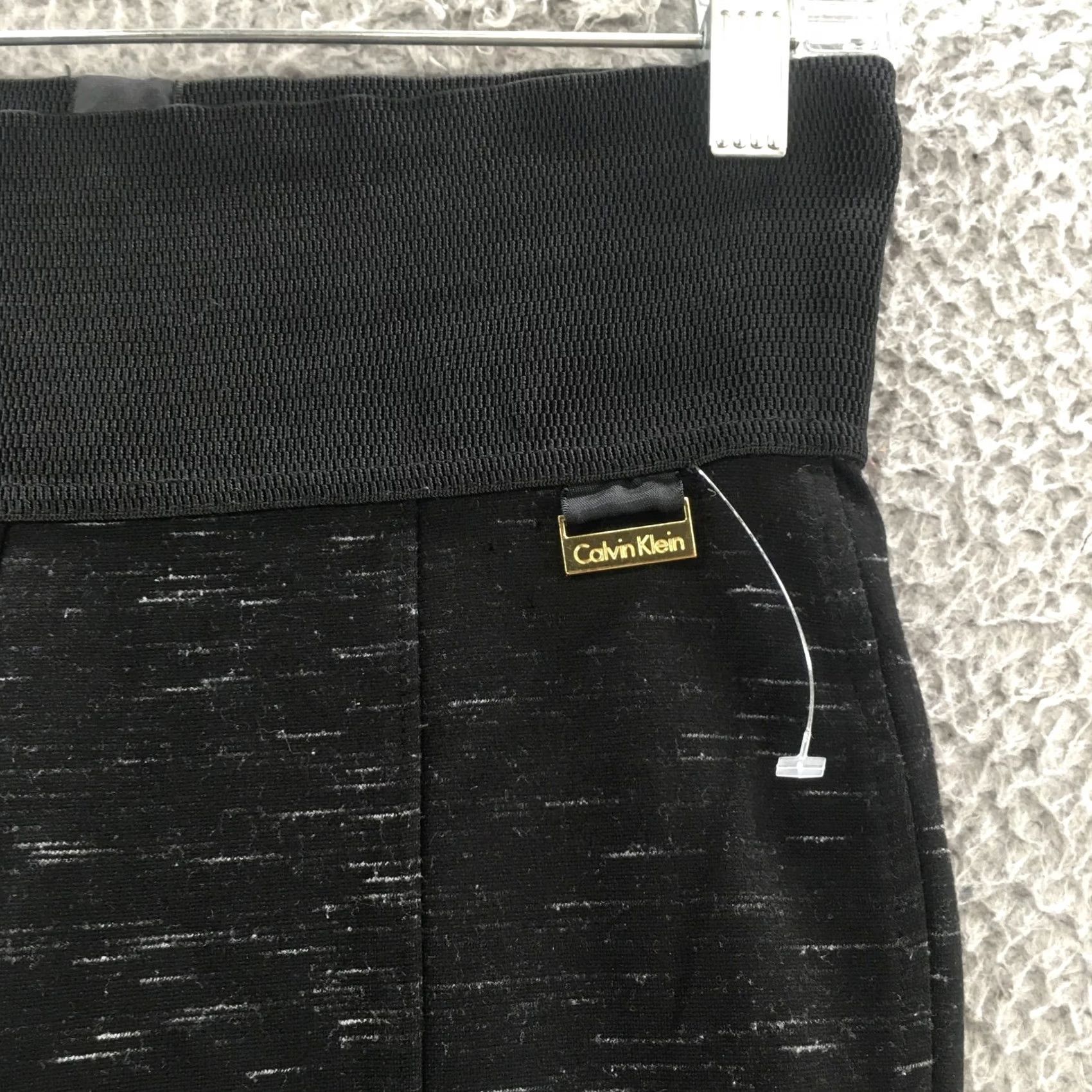 Calvin Klein Calvin Klein Leggings Womens S Black High Rise Pull On Skinniy 27x28 Inseam 28 Size S Size 28" / US 6 / IT 42 - 4 Thumbnail