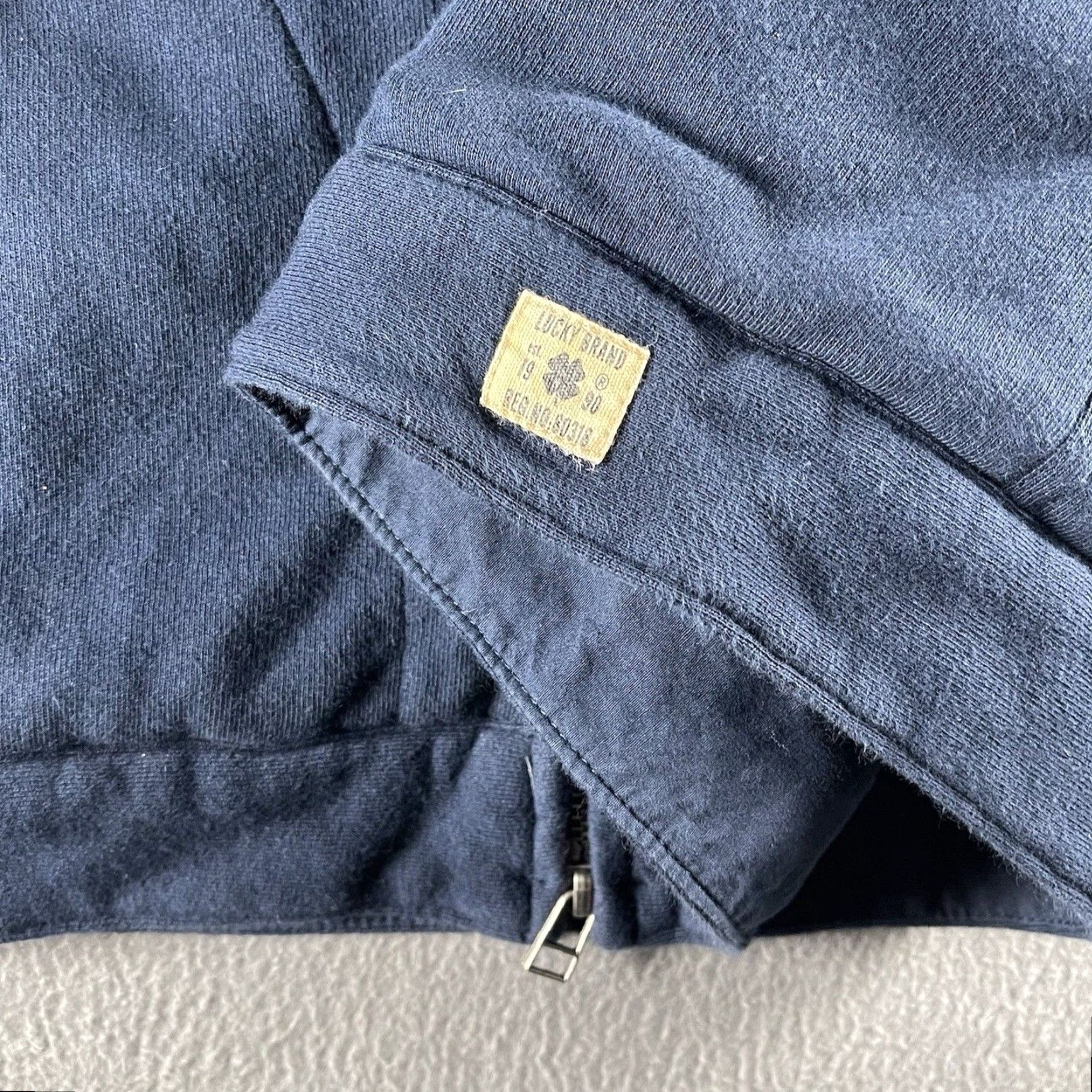 Lucky Brand Lucky Brand Coat Jacket Sherpa Lined Blue Mens XL Regular Army Style Zip Buttoned Front Size US XL / EU 56 / 4 - 8 Thumbnail